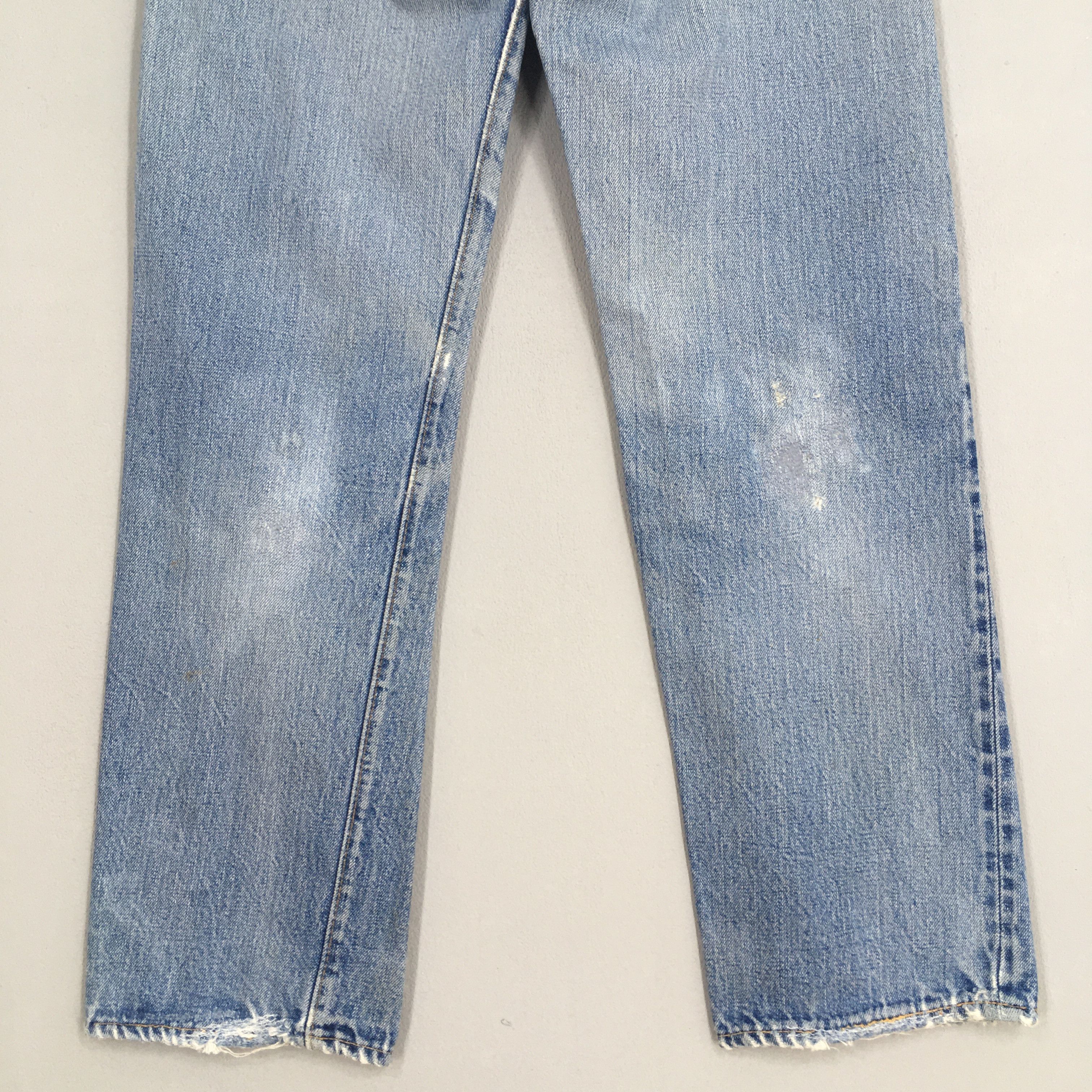 Levi's Size 27x30 Vintage 1970s Levi's 501 Selvedge Jeans S1924 Size 27" / US 4 / IT 40 - 11 Thumbnail