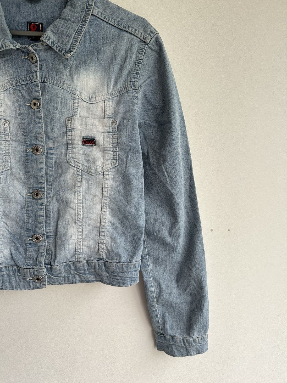 Dolce & Gabbana 90s Archive DOLCE & GABBANA VINTAGE DENIM JACKET Blue Size M Size M / US 6-8 / IT 42-44 - 4 Thumbnail