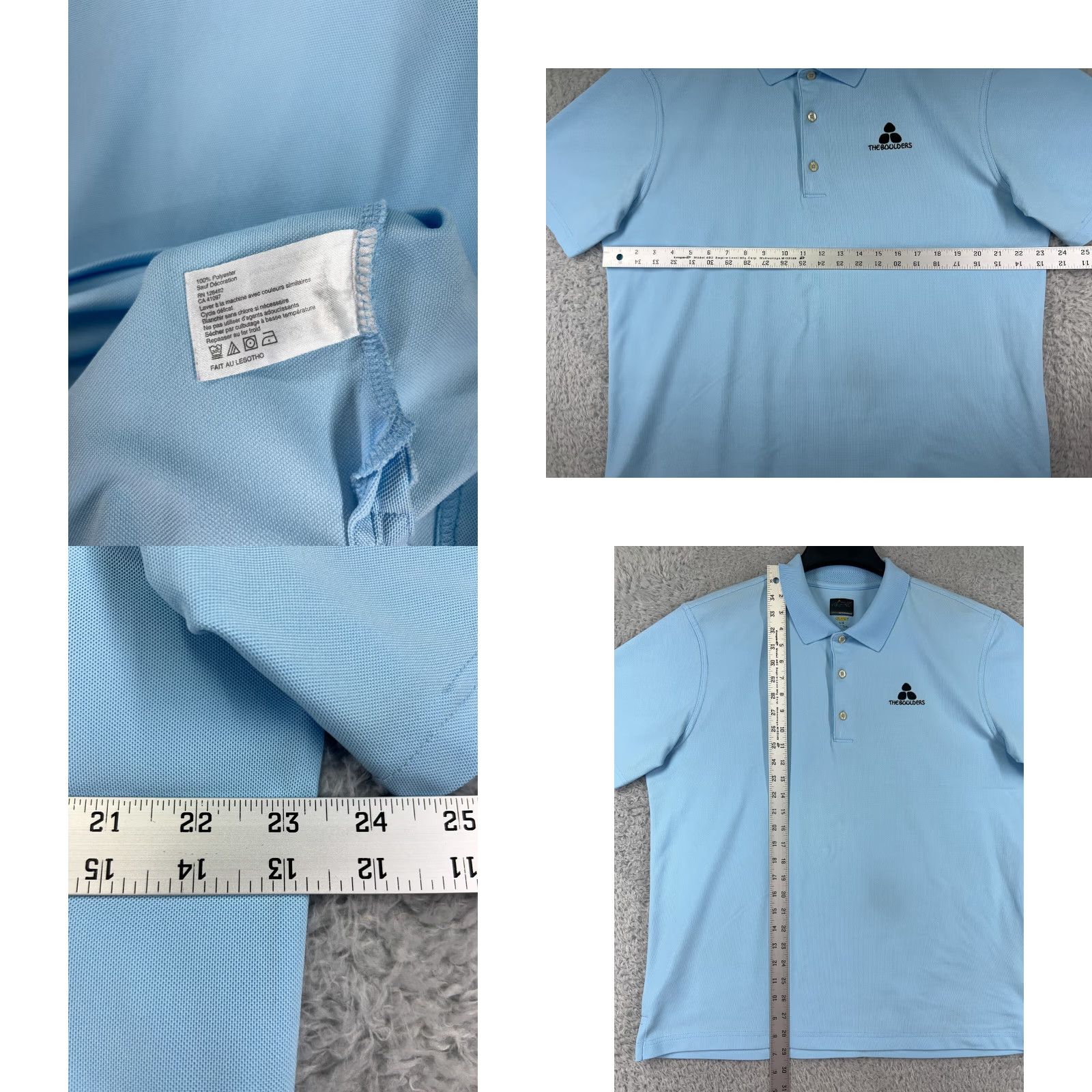 Vintage Greg Norman Polo Shirt Mens Large Blue Golf Play Dry 100% Polyester Polo Shirt Mens Large Blue Golf Play Dry 100% Polyester Size US L / EU 52-54 / 3 - 8 Thumbnail