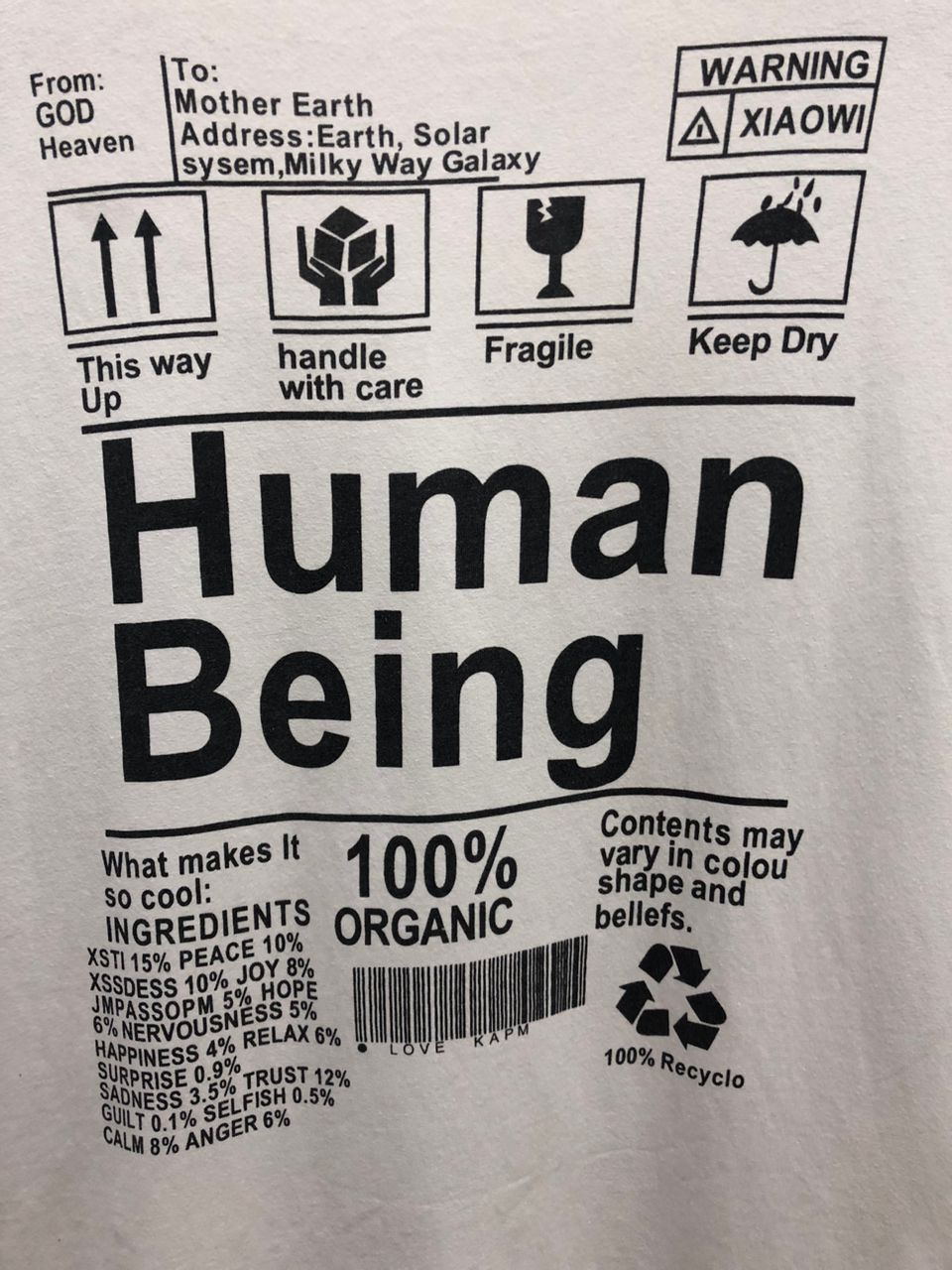 Vintage vintage Gorge human being from god heaven 100% organic Size US L / EU 52-54 / 3 - 2 Thumbnail