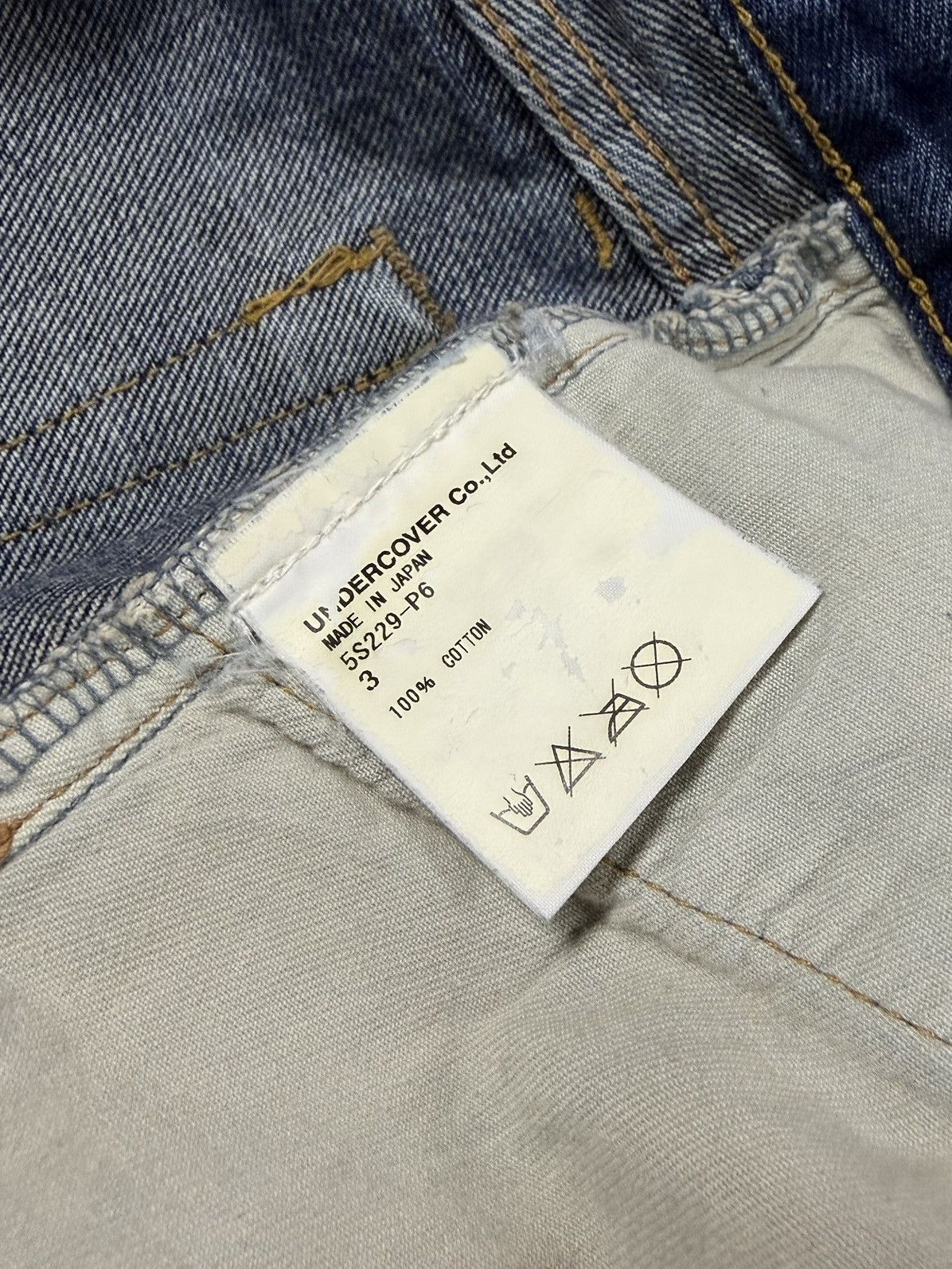 Jun Takahashi SS05 Undercover "But Beautiful II" 58 Patchwork Denim Size US 34 / EU 50 - 9 Thumbnail