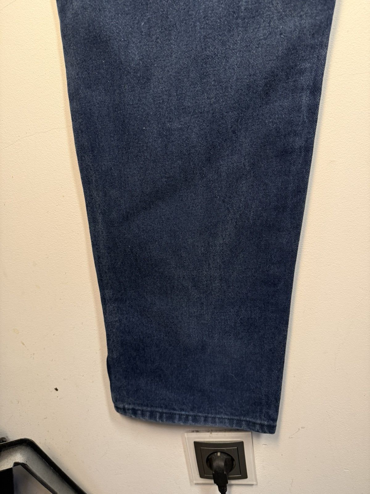 Yves Saint Laurent 90s 34x34 Vintage YSL Jeans Denim Pants Metal Logo Selvedge Size US 34 / EU 50 - 17 Thumbnail
