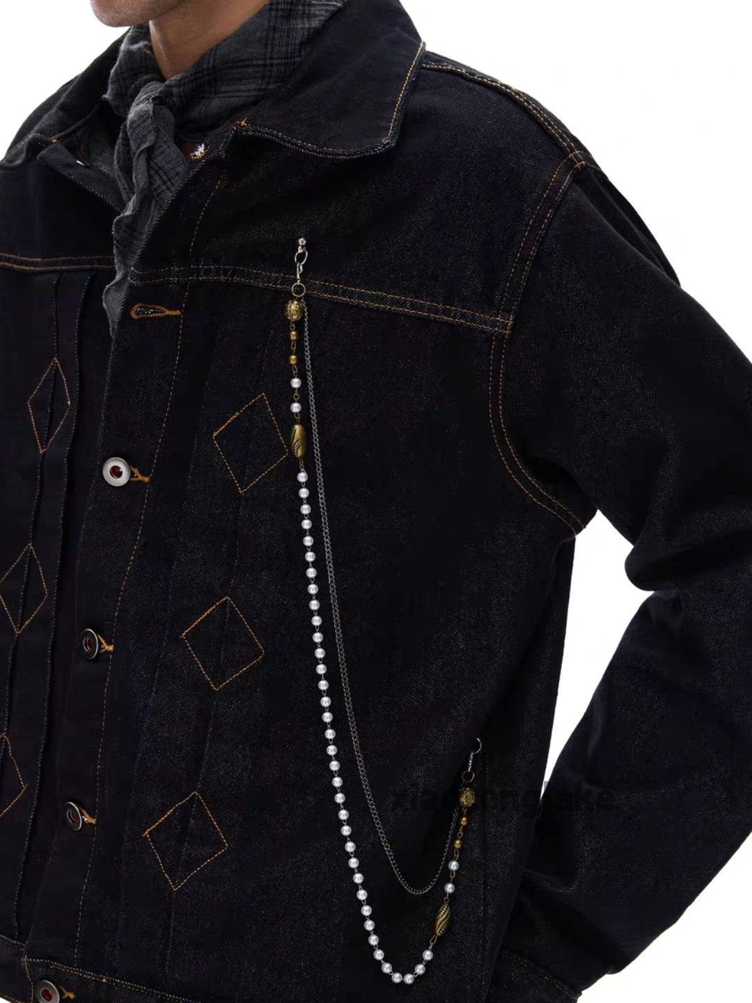 Vintage Utility loose workwear carpenter cargo denim jacket Size US L / EU 52-54 / 3 - 2 Thumbnail