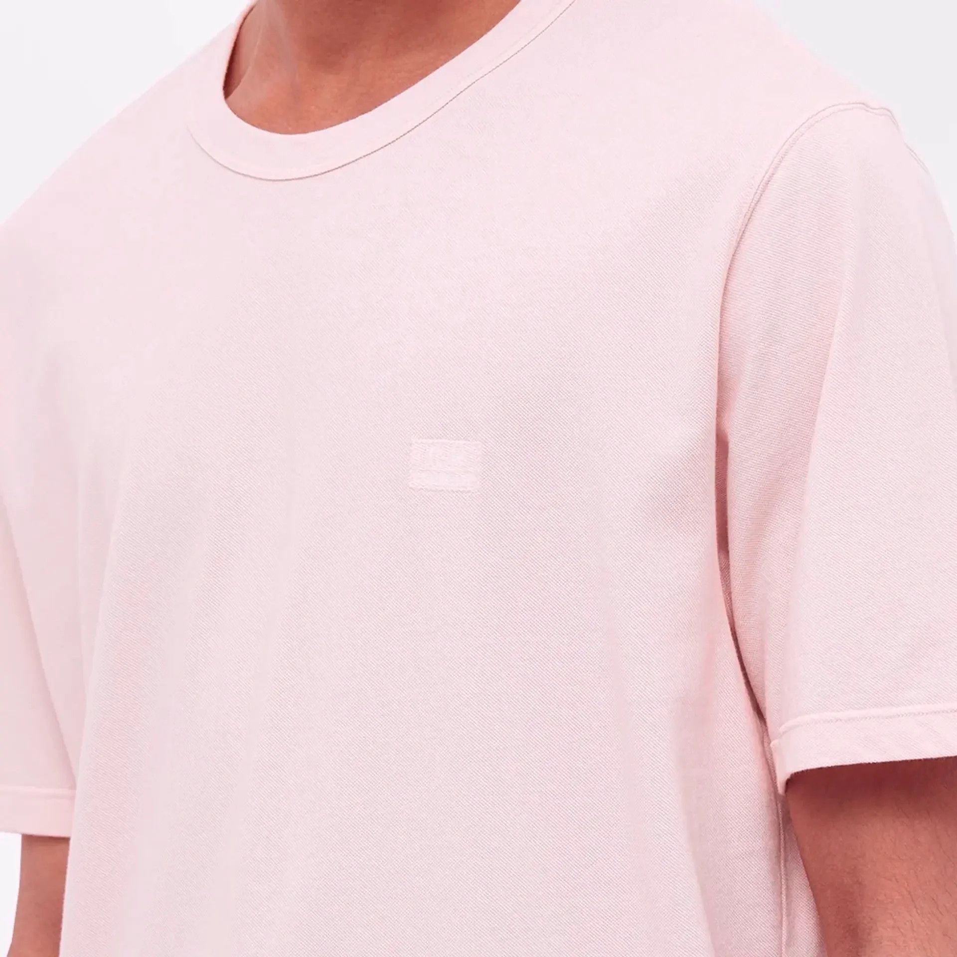 C.P. Company o1y1224 Logo Crewneck T-Shirt in Pink Size US S / EU 44-46 / 1 - 2 Thumbnail