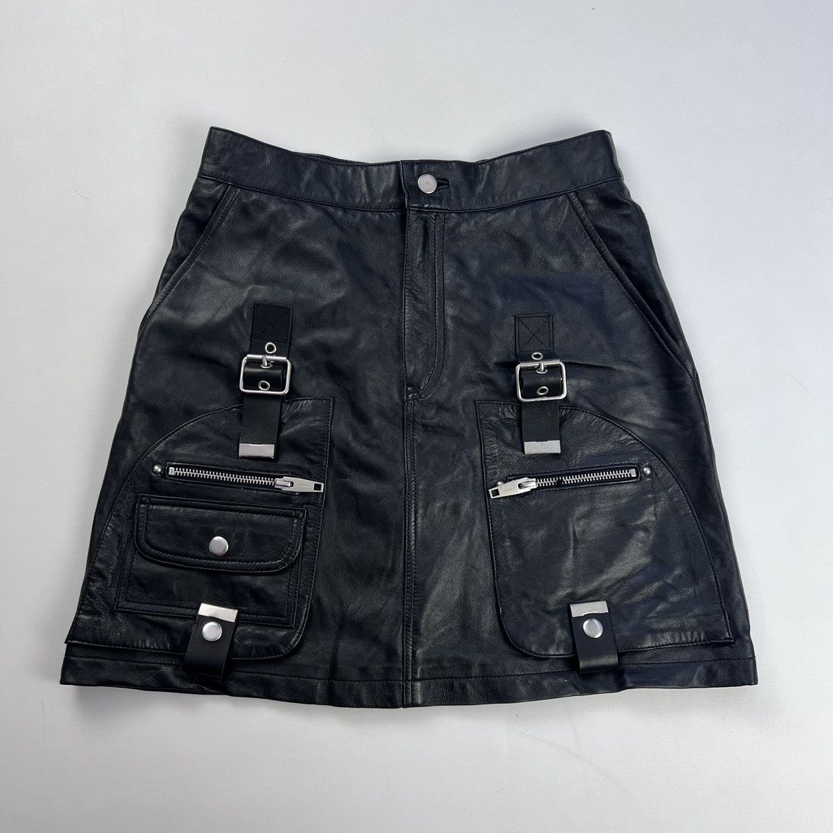 Leather × The Kooples The Kooples Learher mini skirt Size 26" / US 2 / IT 38 - 4 Thumbnail