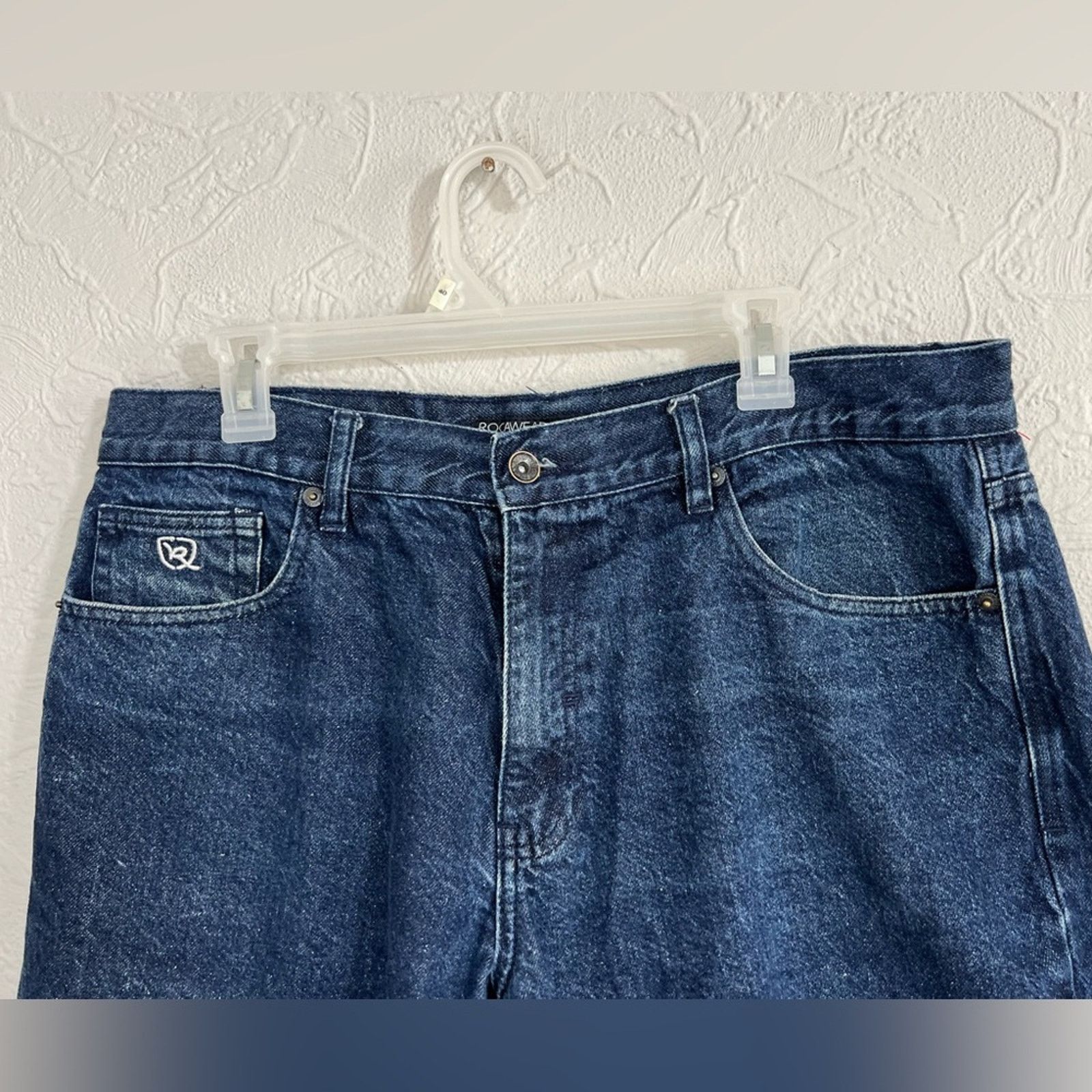 Rocawear Vintage Y2K Roca Wear Jean Shorts Jorts Size 38x13 Size US 38 / EU 54 - 4 Thumbnail