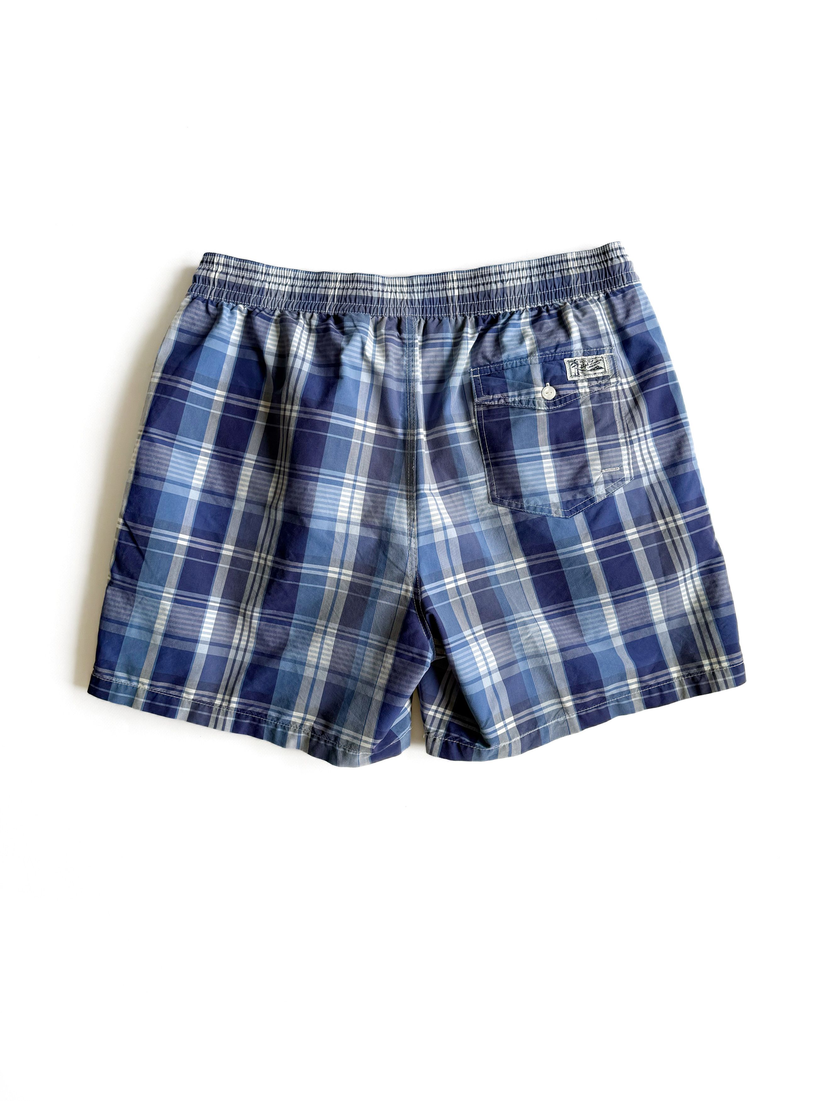 Polo Ralph Lauren Men's Polo Ralph Lauren Check Swim Shorts (L) Size US 34 / EU 50 - 4 Thumbnail