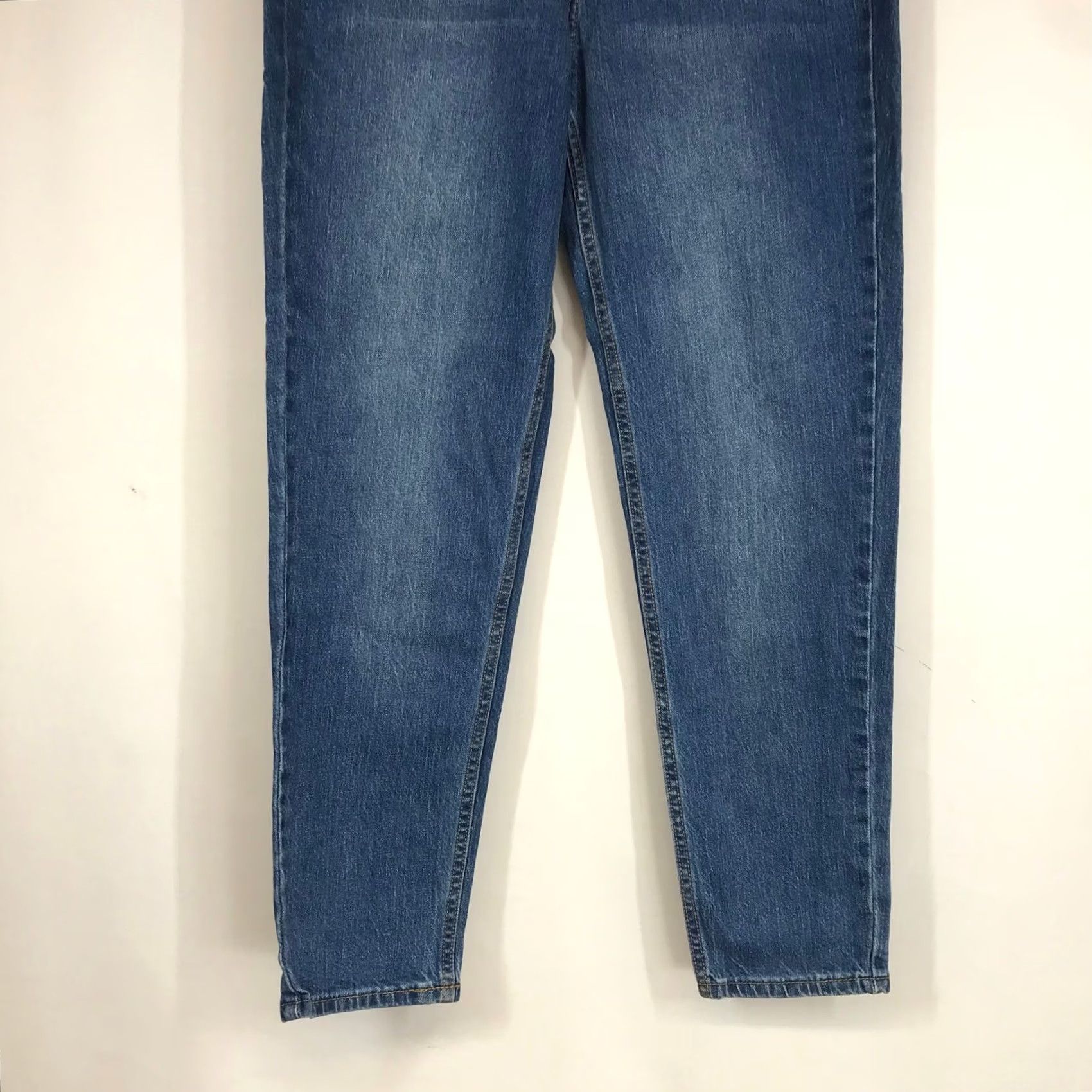 Vintage BP Women Medium Wash High Rise Mom Jeans Tapered Leg Blue Size 32 RN58665 Size 24" / US 00 / IT 34 - 3 Thumbnail