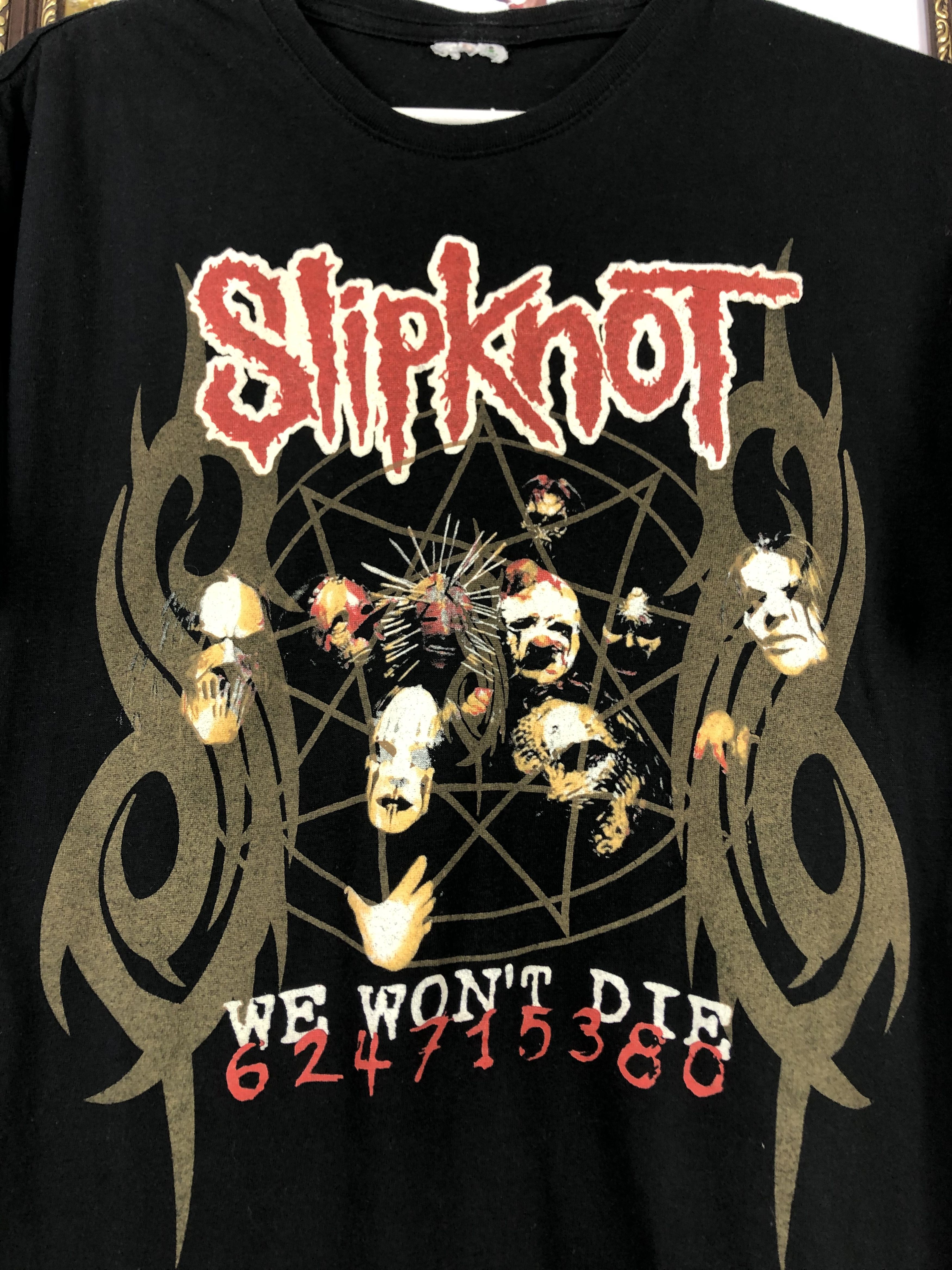Band Tees Vintage Slipknot We Wont Die Band Tee Shirt Rare Size US S / EU 44-46 / 1 - 5 Thumbnail