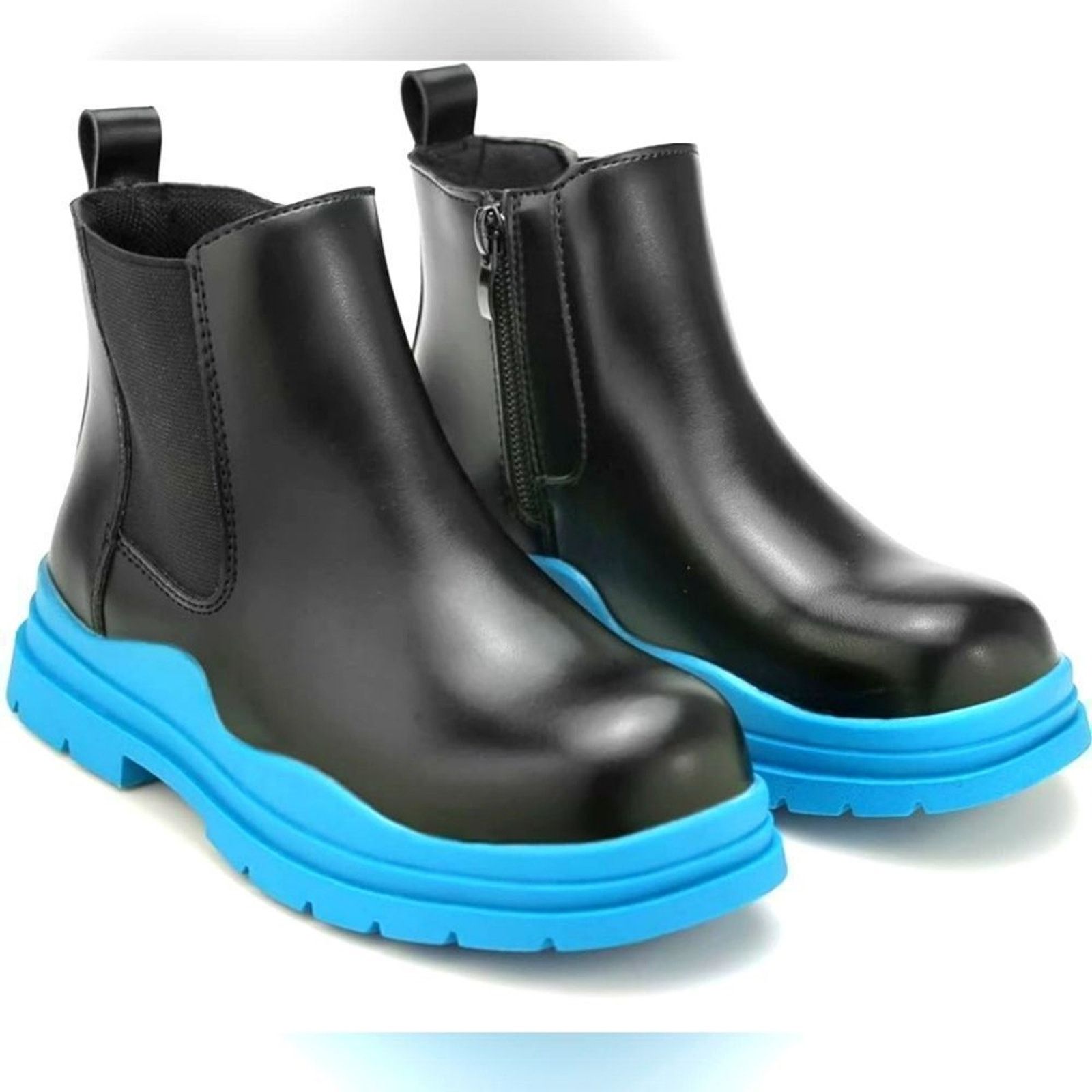 Other (28-3241) Hawkwell Girls Boys Patent Waterproof Boots Sz 4 Size US 4 / IT 34 - 5 Thumbnail