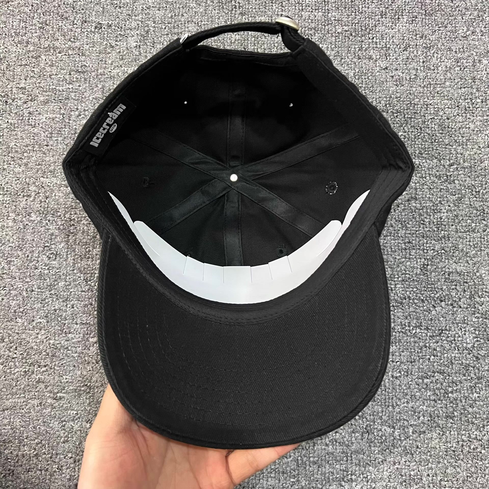 Billionaire Boys Club BBC ICECREAM Face Ice Cream Curved Brim Baseball Cap。 Q7 Size ONE SIZE - 5 Thumbnail