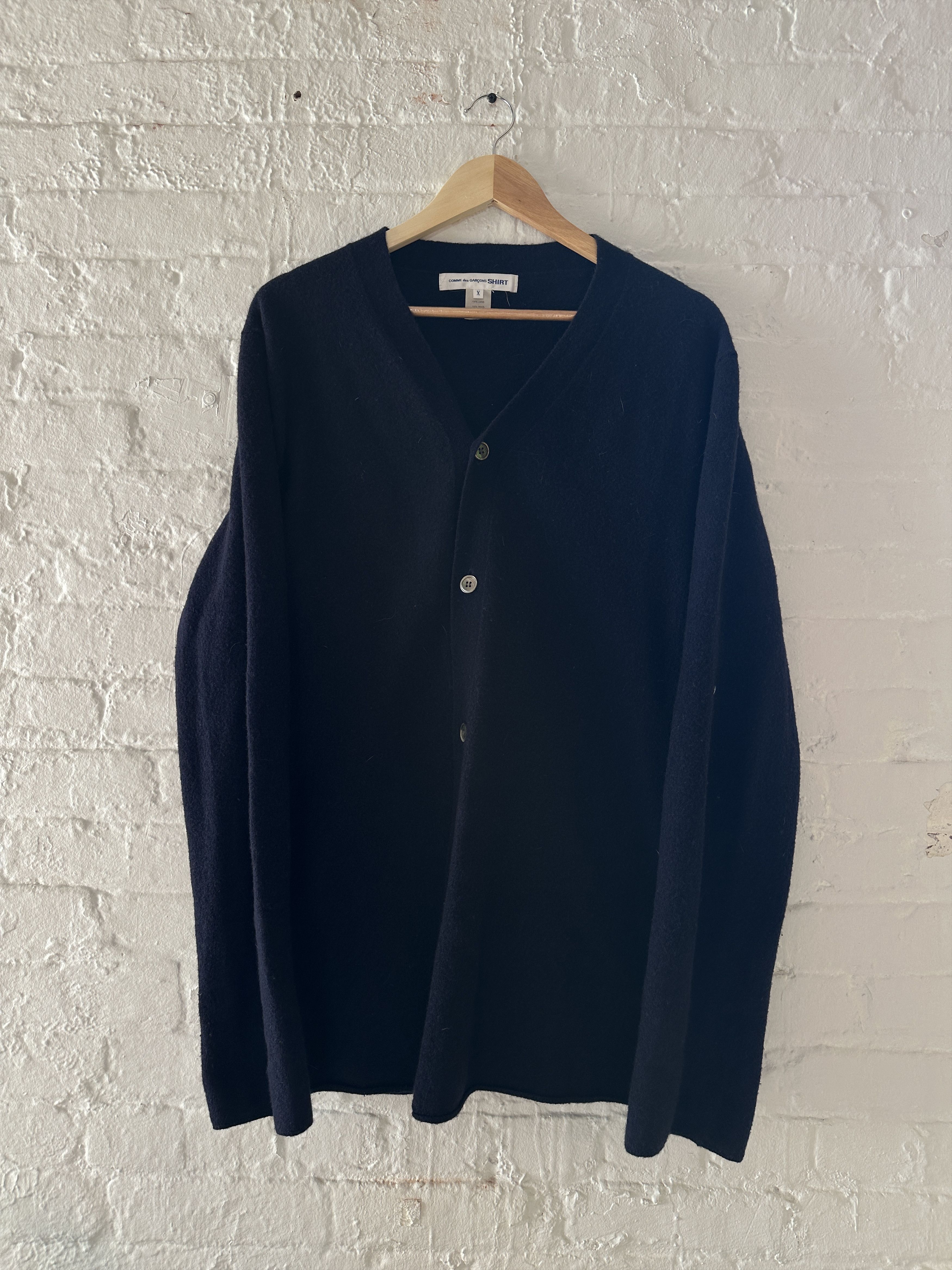 Comme des Garcons Comme des Garcons SHIRT Wool Cardigan Size US XL / EU 56 / 4 - 1 Preview