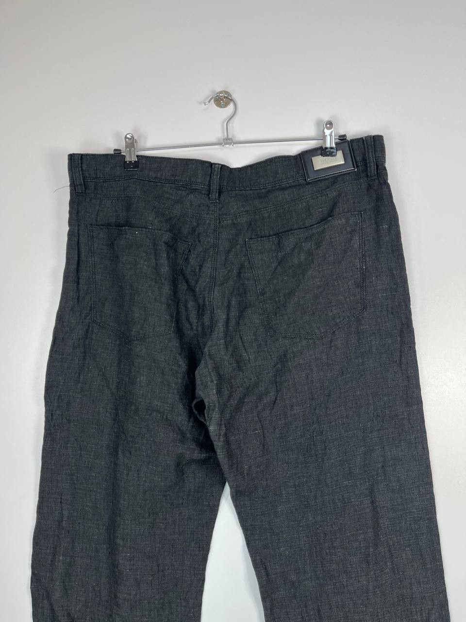 Hugo Boss Hugo Boss Black Linen Trousers Men’s Size W40 Size US 40 / EU 56 - 5 Thumbnail