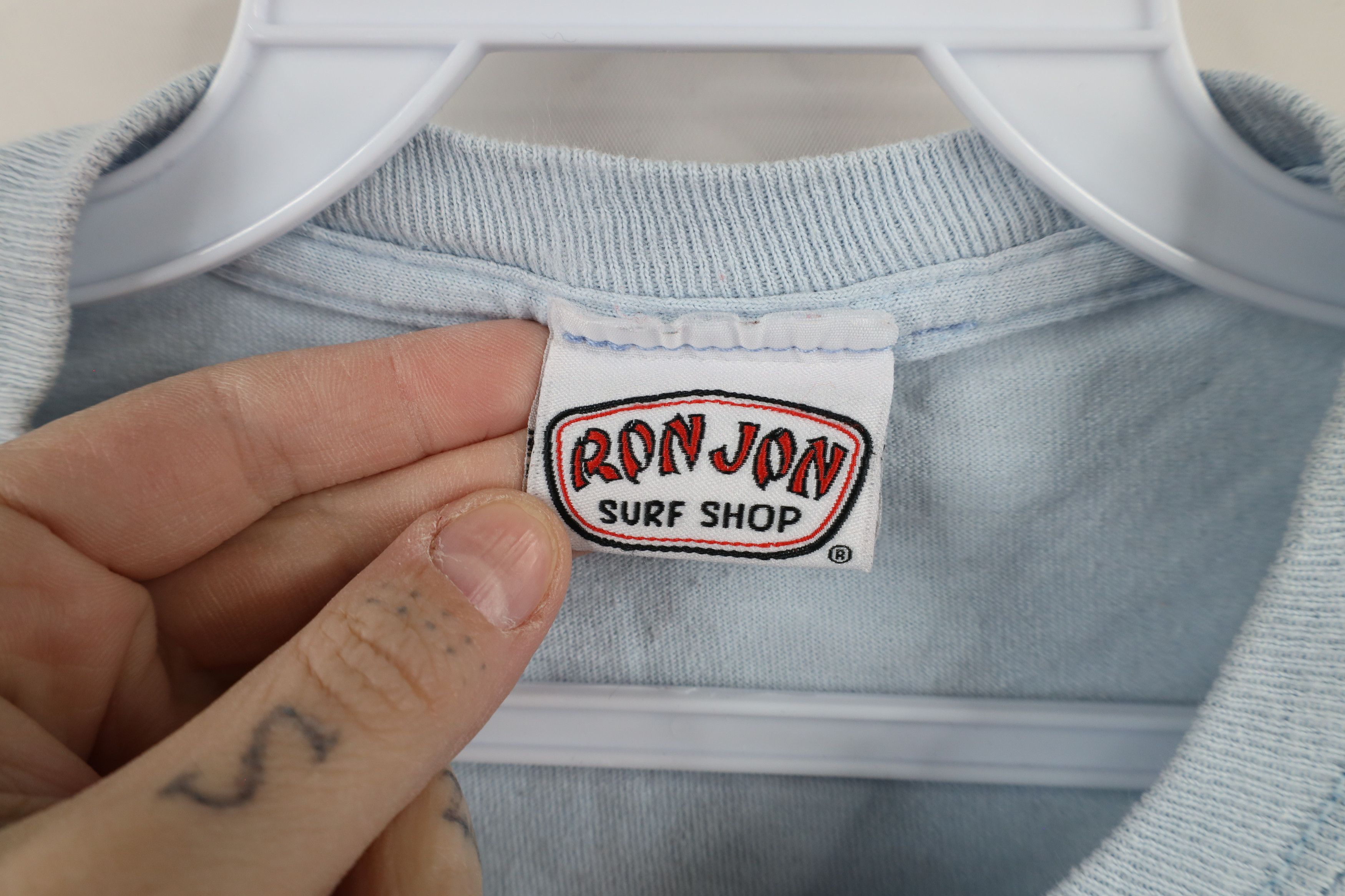 Vintage Vintage Ron Jon Surf Shop Spell Out Long Sleeve T-Shirt Size US S / EU 44-46 / 1 - 6 Thumbnail