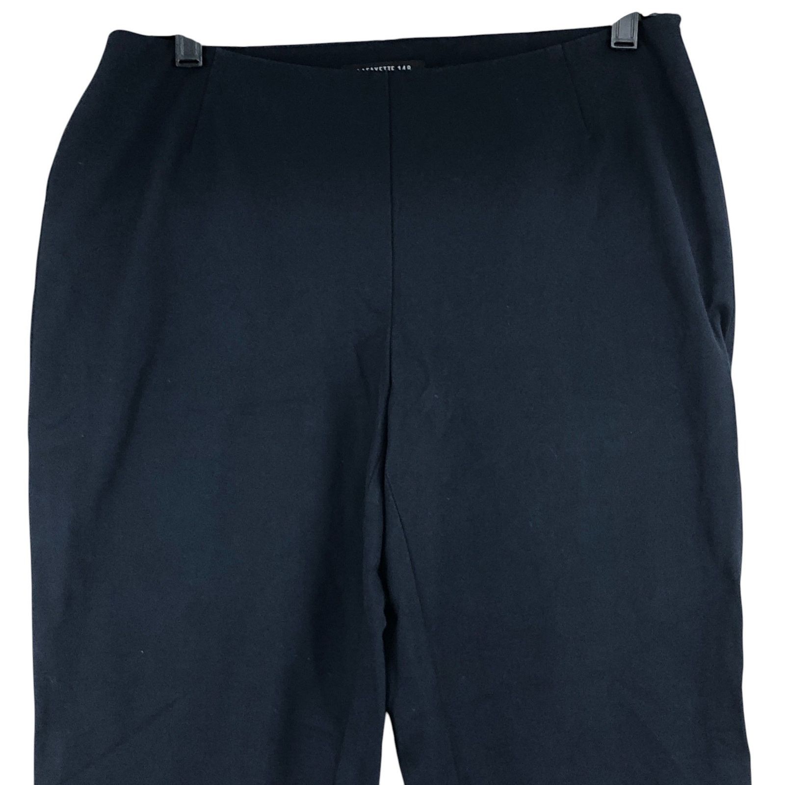 Lafayette 148 Lafayette 148 Sz 6 Pants Stanton Side Zip Crop Stretch Blue Size 28" / US 6 / IT 42 - 2 Thumbnail