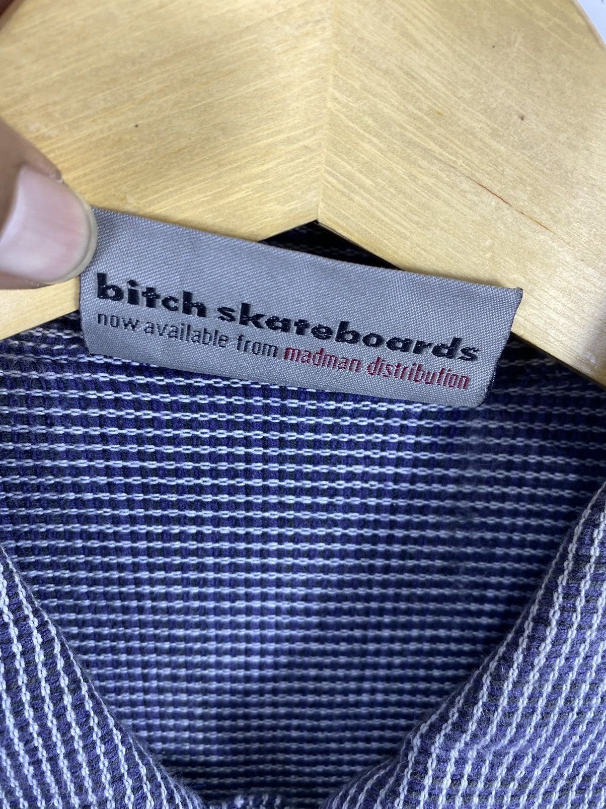 Bones Skateboards 90s Vintage Bitch Skateboards Flannel Shirts Size US M / EU 48-50 / 2 - 8 Thumbnail