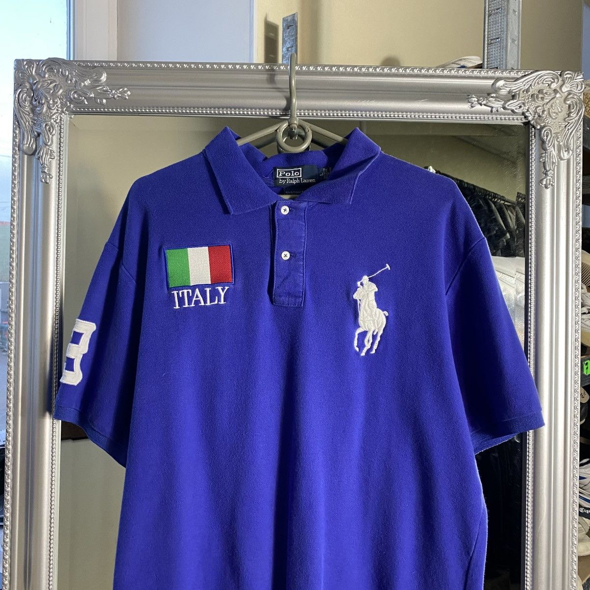 Polo Ralph Lauren Vintage Polo Ralph Lauren Italy Polo Size US L / EU 52-54 / 3 - 2 Thumbnail