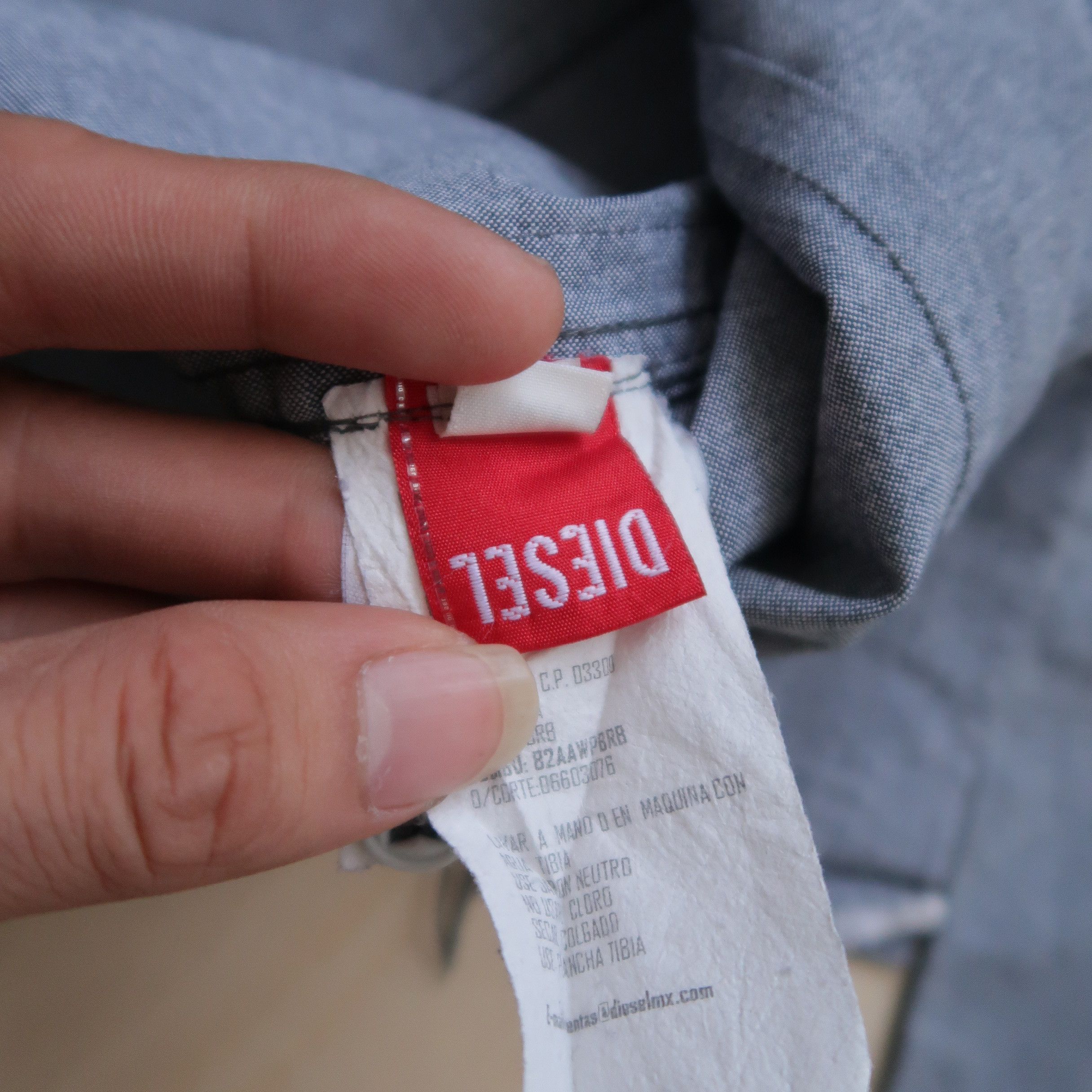 Japanese Brand 1990s Diesel Distressed Western Shirt Unfinished Size US M / EU 48-50 / 2 - 14 Thumbnail