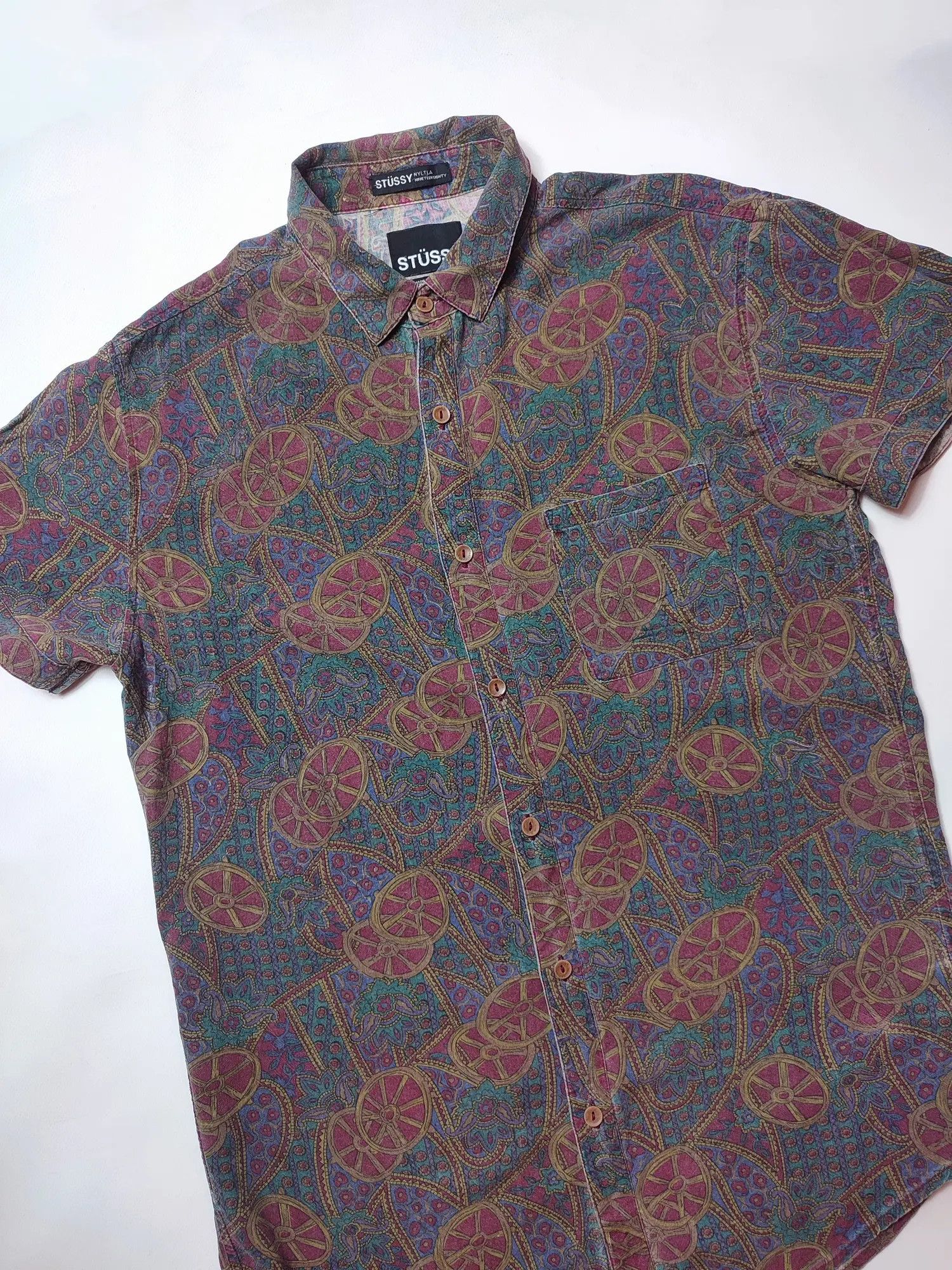 Stussy Stussy Rayon shirt Size US S / EU 44-46 / 1 - 1 Thumbnail