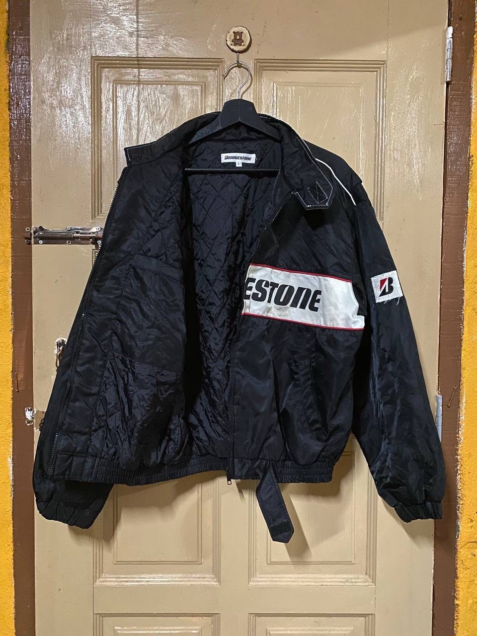 Vintage Vintage 90s Bridgestone Racing Bomber Jacket Size US L / EU 52-54 / 3 - 19 Thumbnail
