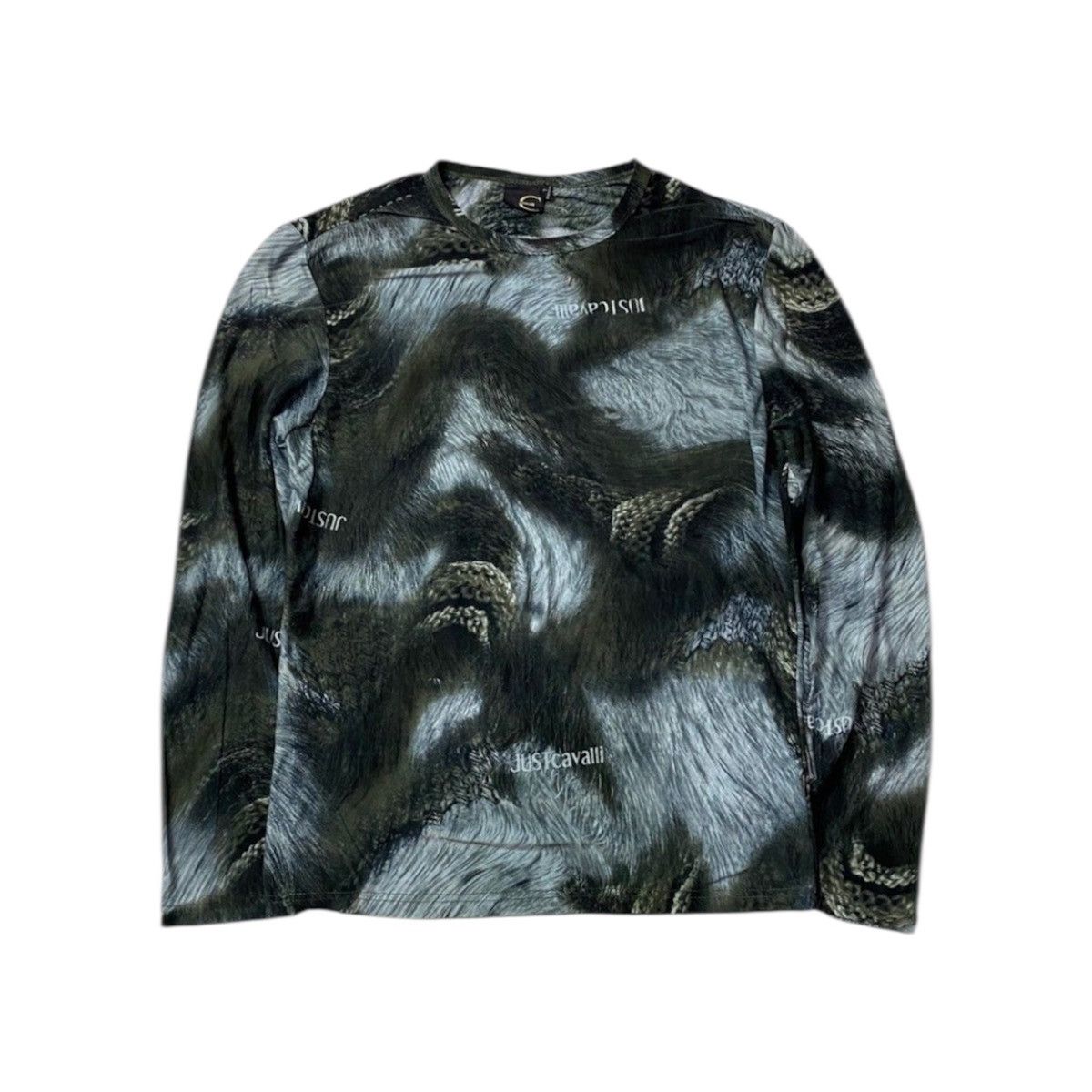 Just Cavalli × Roberto Cavalli × Vintage Just Cavalli by Roberto Cavalli Long Sleeve Size US L / EU 52-54 / 3 - 1 Thumbnail