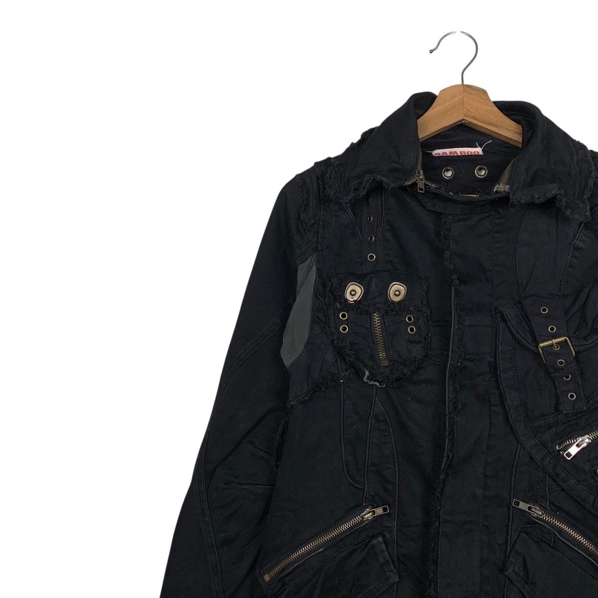 Japanese Brand Japanese Brand Bamboo Multizipper Parachute Long Jacket Size S / US 4 / IT 40 - 6 Thumbnail