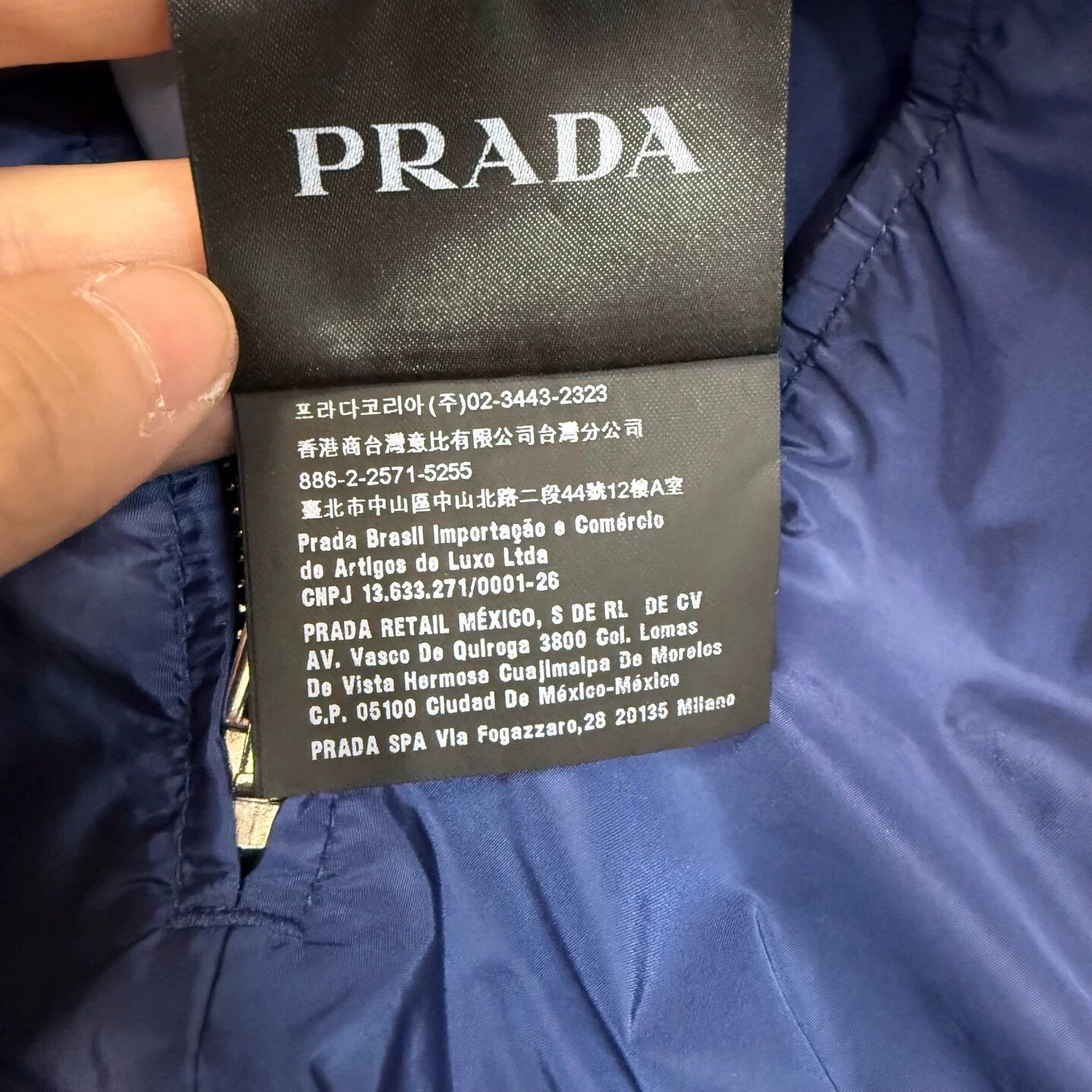 Prada Prada blue double-faced cotton jacket 52 Size US L / EU 52-54 / 3 - 4 Thumbnail