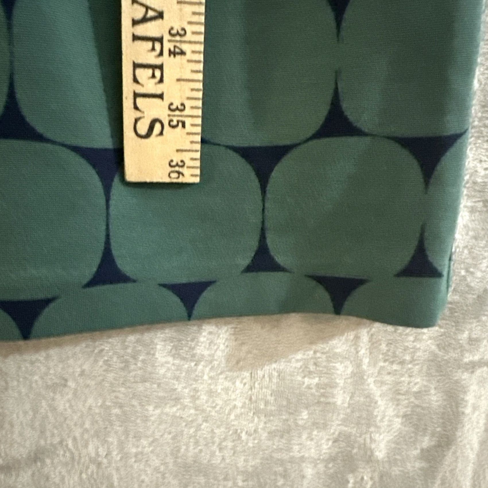 Boden VINTAGE Boden Geometric Circle Print Ponte Dress Women's 4 Green Long Sleeve Semi Fitted Size S / US 4 / IT 40 - 7 Thumbnail