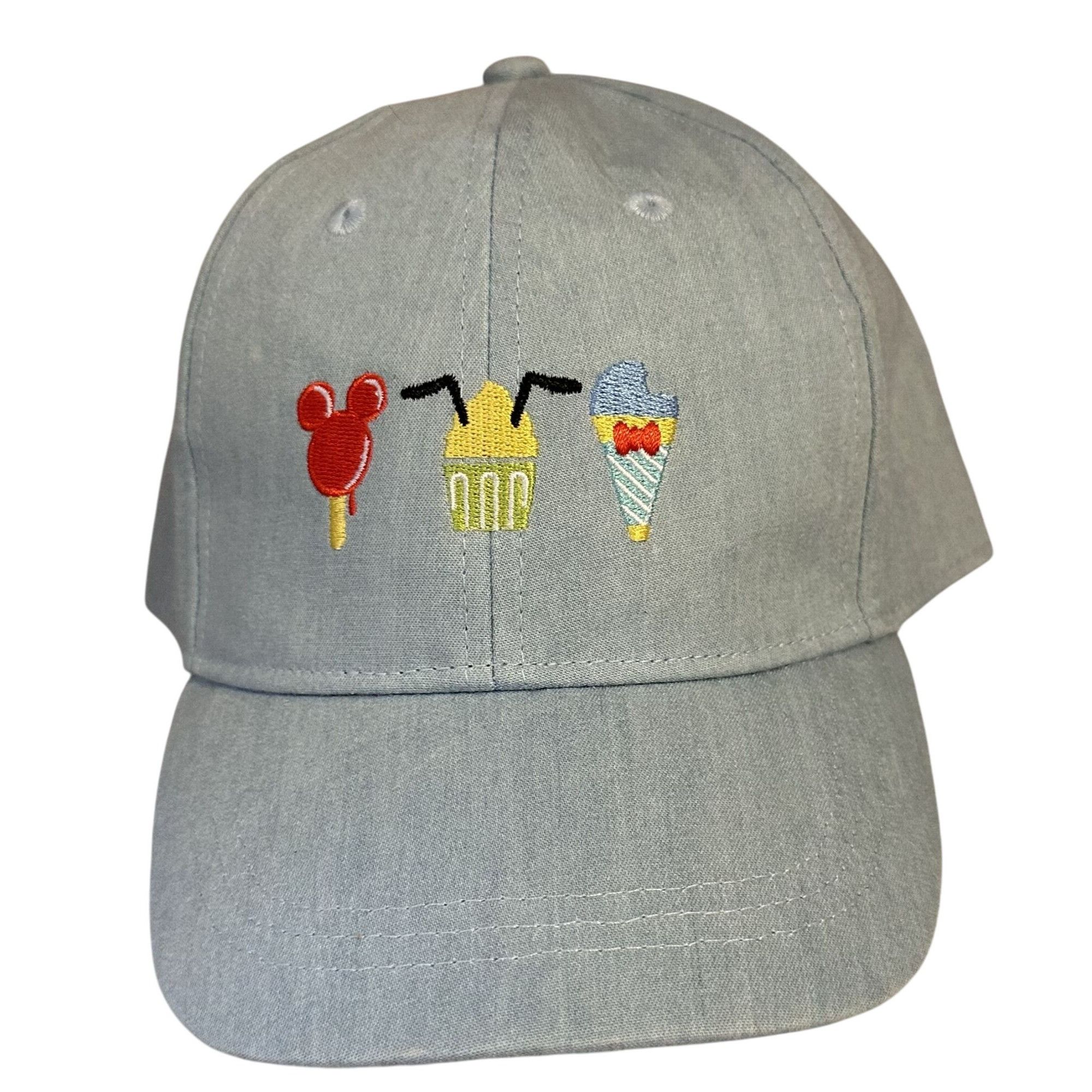 Disney Disney Parks Snacks Hat Adjustable Baseall Cap Youth Blue VG Size ONE SIZE - 1 Thumbnail