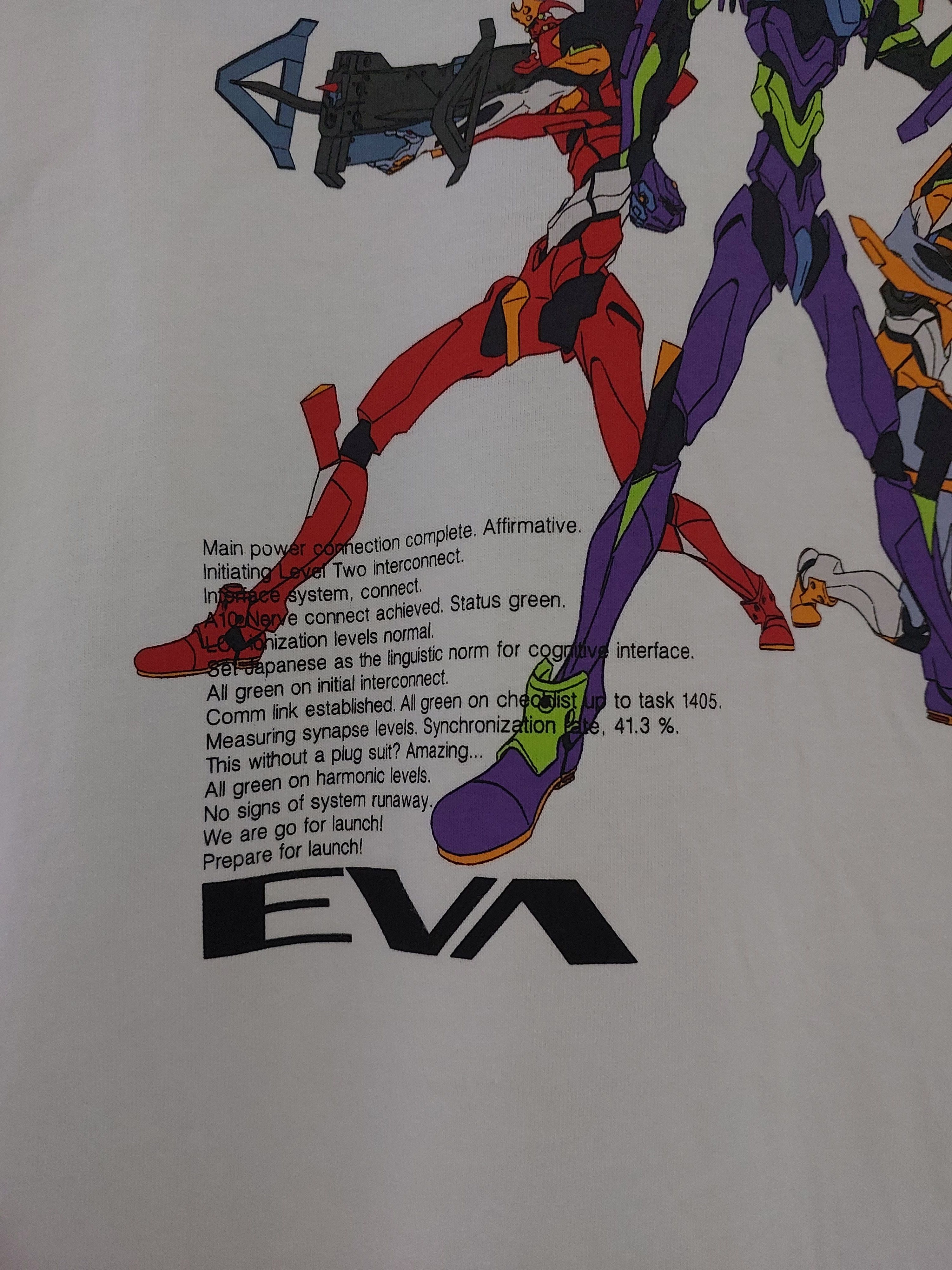 Anime EVANGELION ANIME T-SHIRT Size US XXL / EU 58 / 5 - 6 Thumbnail