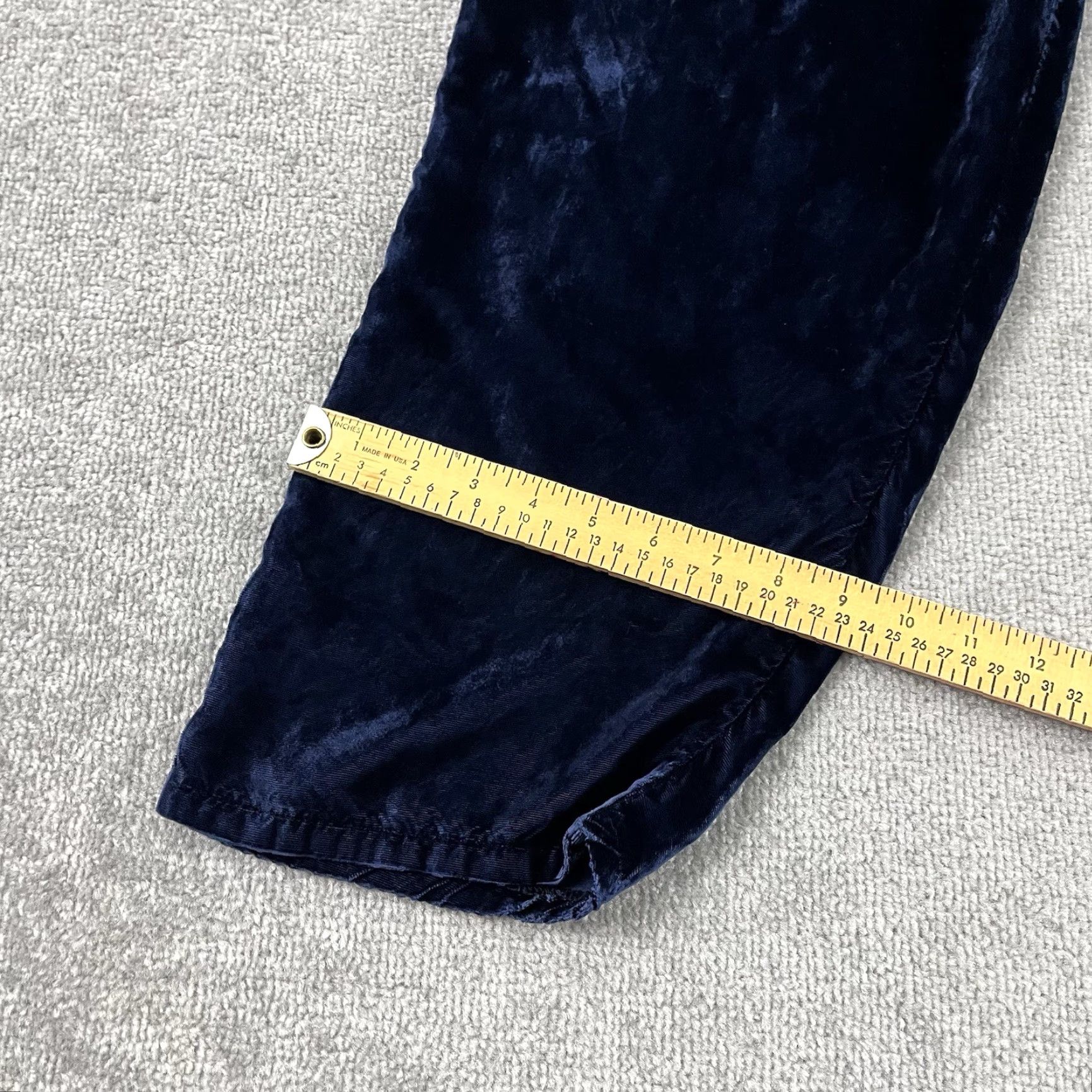 Vintage VINTAGE Louis Simon La Libellule Pants Women’s Small Blue 100% Silk Lounge Pant Summer Formal Classic Slim Fit Men/Women? Size 28" / US 6 / IT 42 - 6 Thumbnail