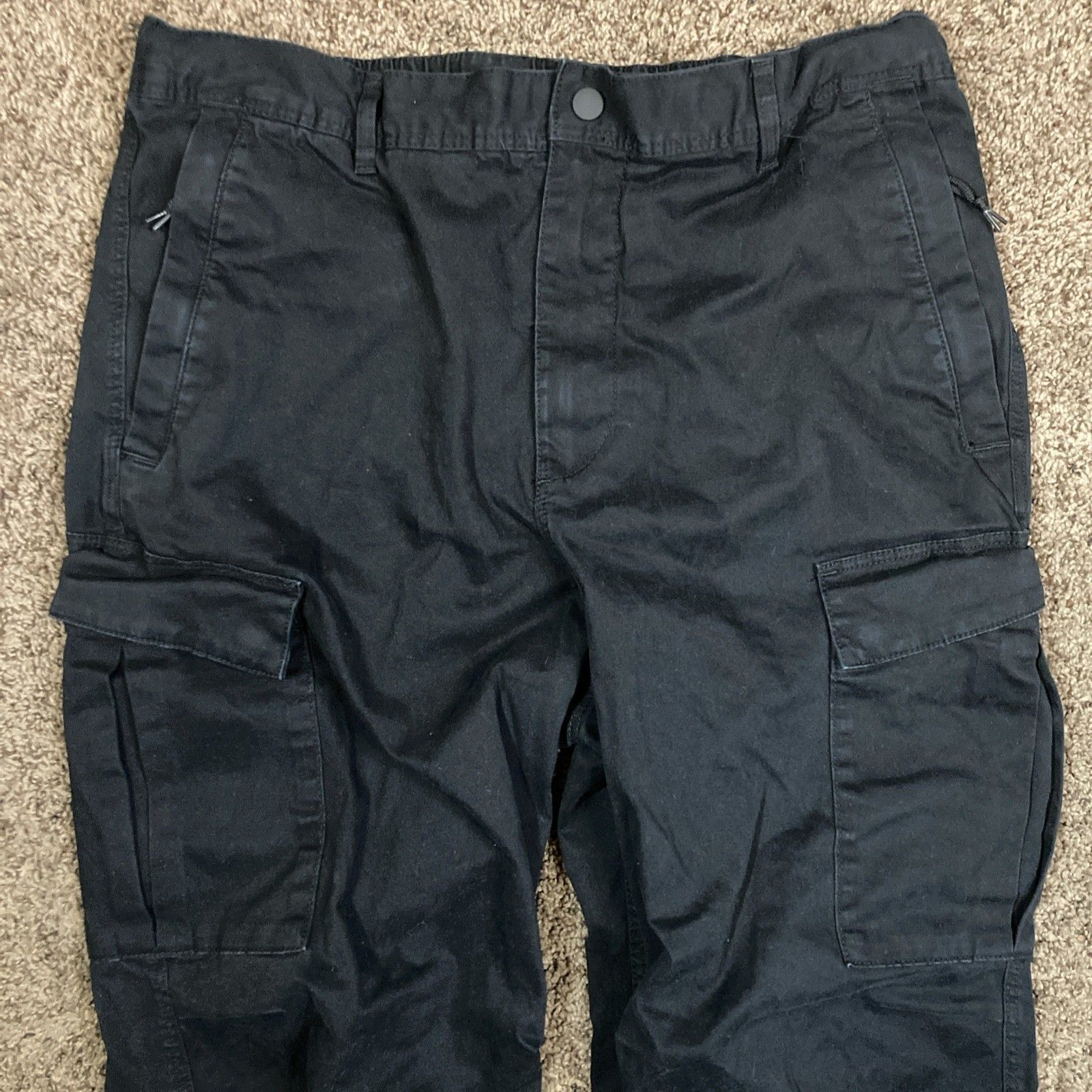 H&M H&M Men's Size Large Loose Fit Utility Pants Black Gorpcore Size US 34 / EU 50 - 6 Thumbnail