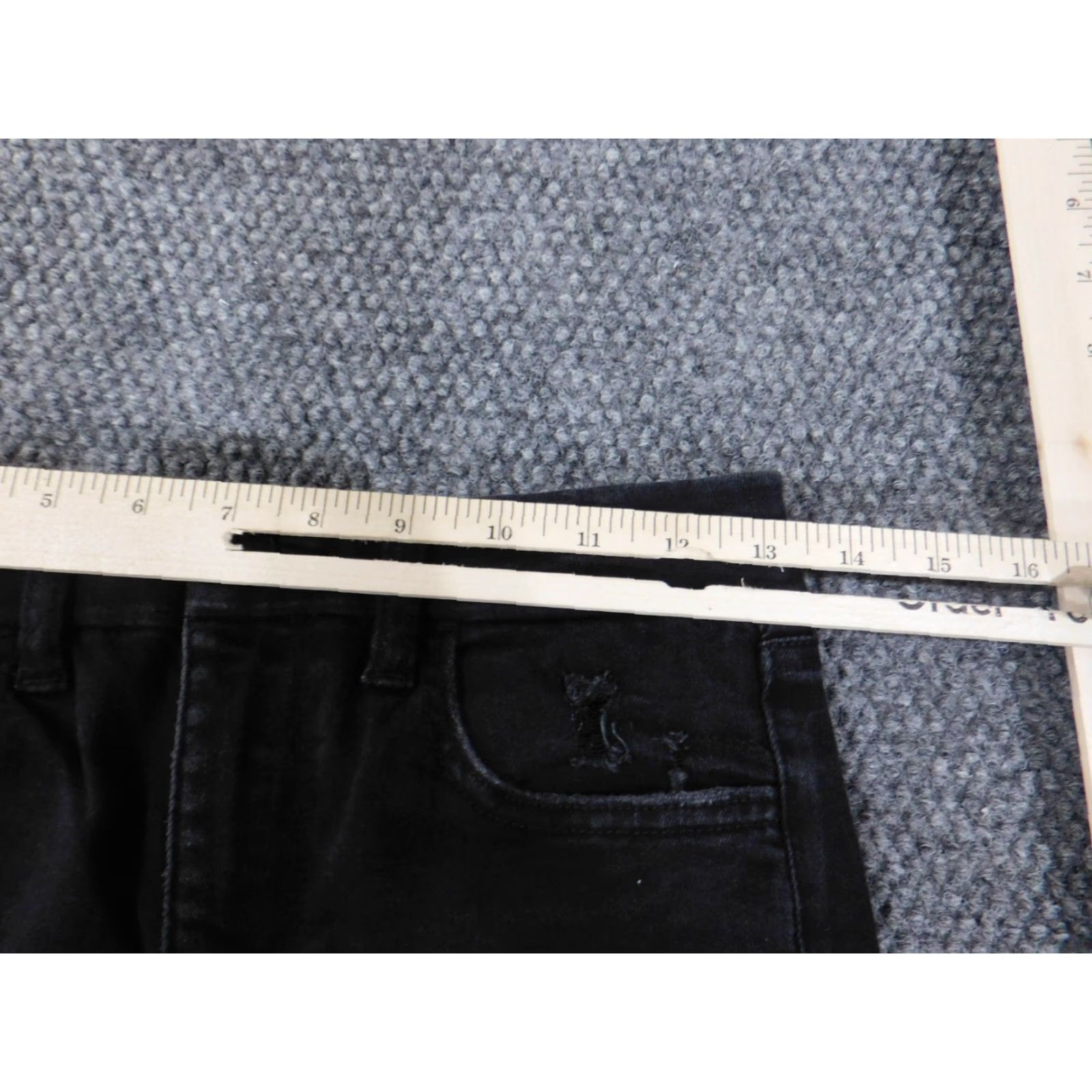 American Eagle Outfitters American Eagle Outfitters Jeans Womens 6 Jegging Black Distressed Dark Retro Size 28" / US 6 / IT 42 - 4 Thumbnail