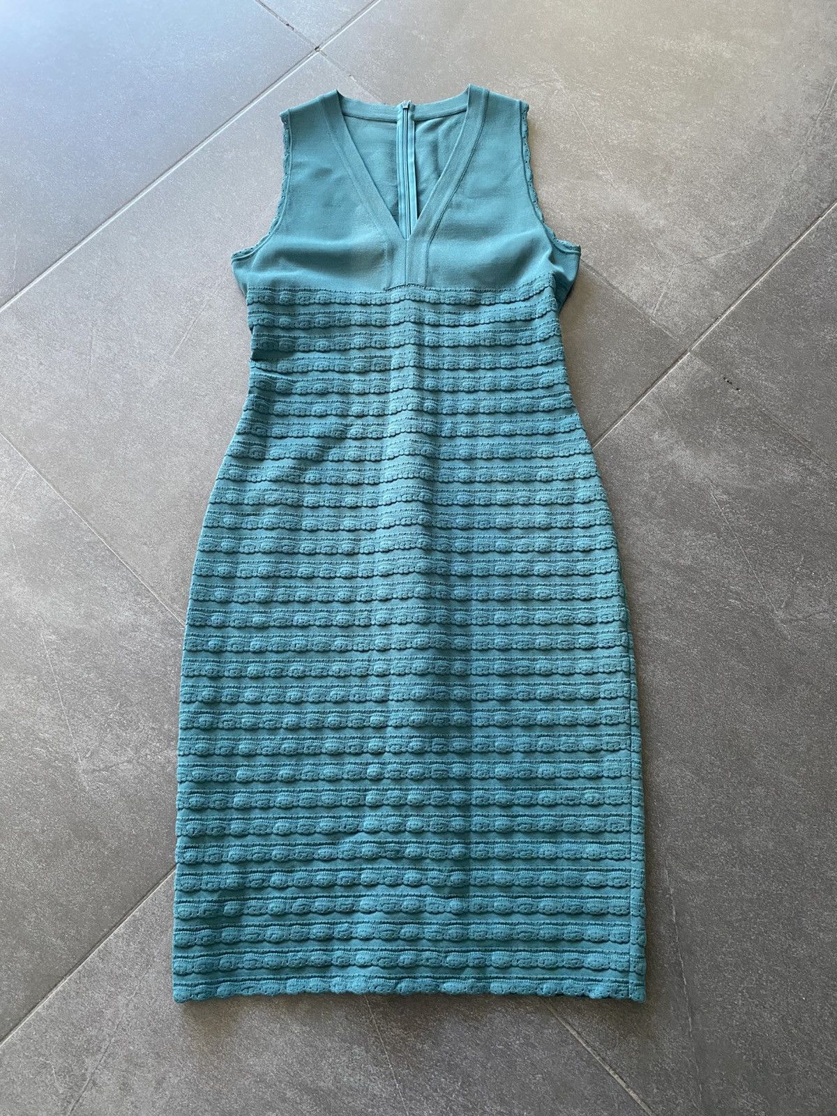 Alaia alaia midi emerald green dress Size S / US 4 / IT 40 - 1 Thumbnail