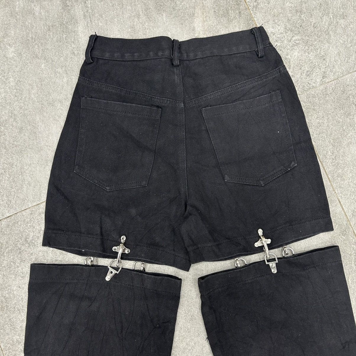Japanese Brand MAD-Punk Buckle Black Jeans Size US 27 - 11 Thumbnail