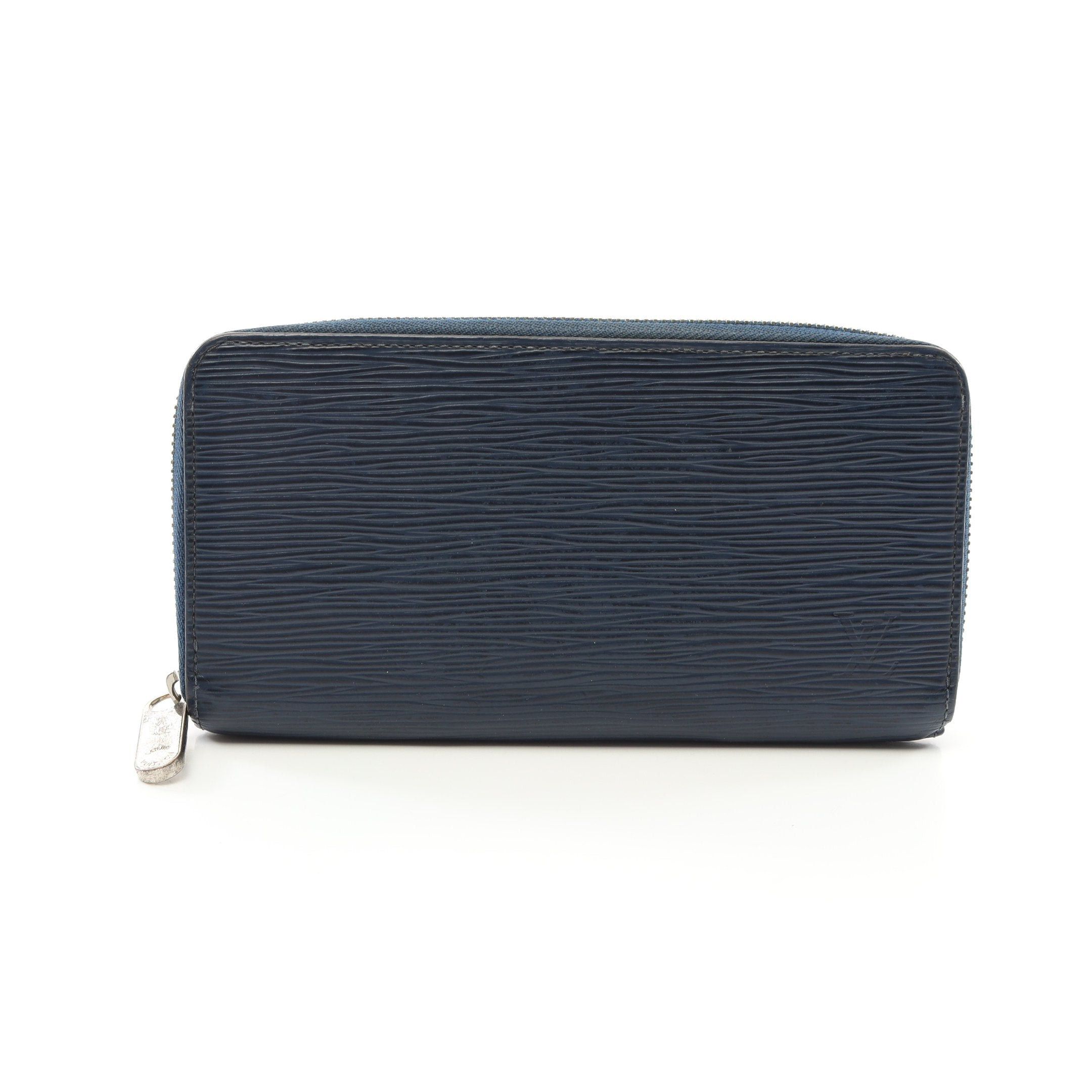 Louis Vuitton Louis Vuitton Zippy Wallet Epi Andigo Blue Round Zipper Long Leather Navy Size ONE SIZE - 1 Thumbnail