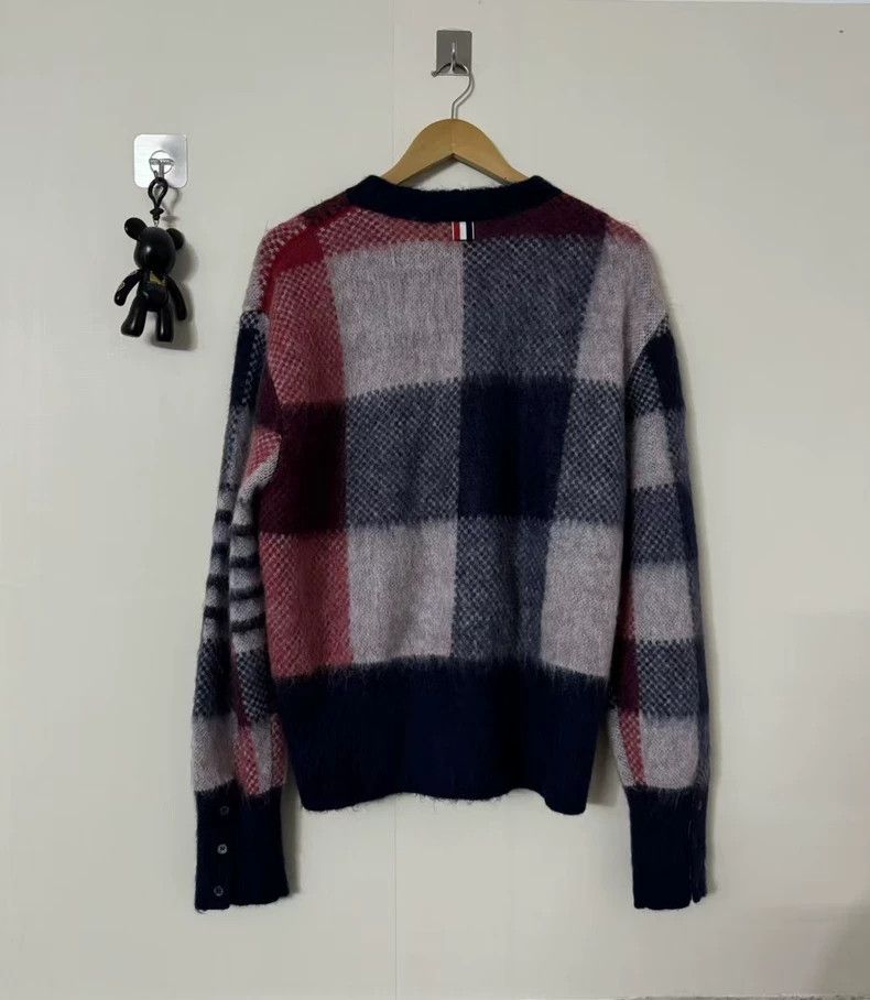Thom Browne Thom BrowneMa Hai fur plaid sweater 2503-Nextarrow Size US M / EU 48-50 / 2 - 2 Thumbnail