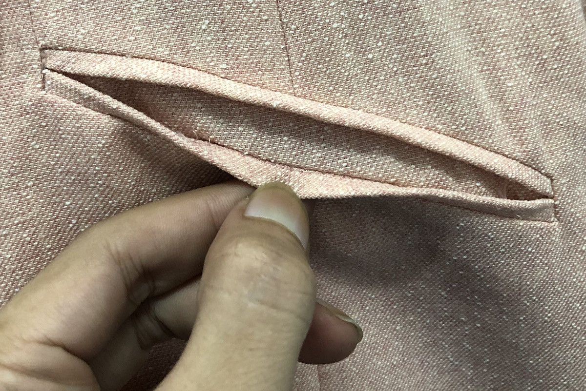 Christian Dior Monsieur × Vintage Vintage Mademoiselle Dior Pink Blend Double-Breasted Blazer Size M / US 6-8 / IT 42-44 - 6 Thumbnail