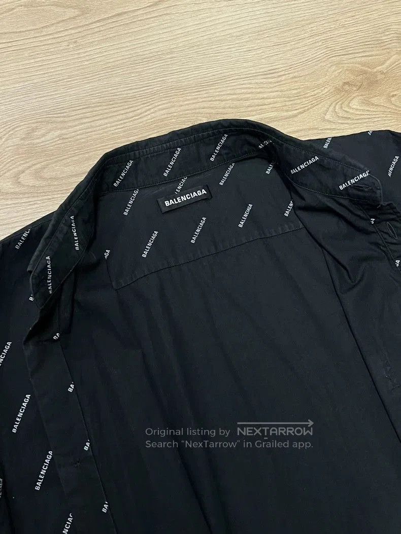 Balenciaga Balenciaga Logo Print Short Sleeve Shirt. Size US XS / EU 42 / 0 - 5 Thumbnail