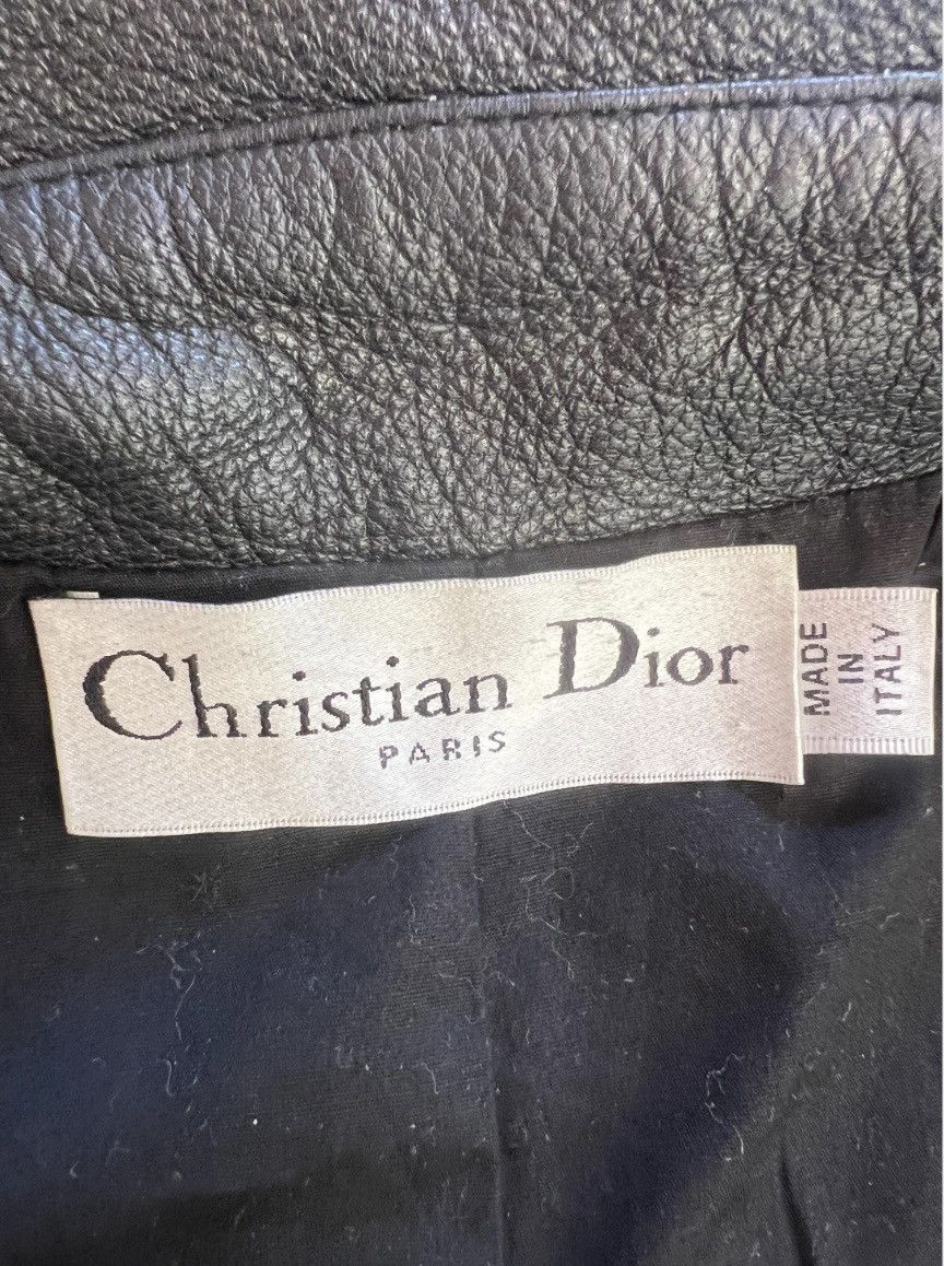 Dior Christian Dior Diorangeles Biker Jacket Goat Leather Moto Size S / US 4 / IT 40 - 11 Thumbnail