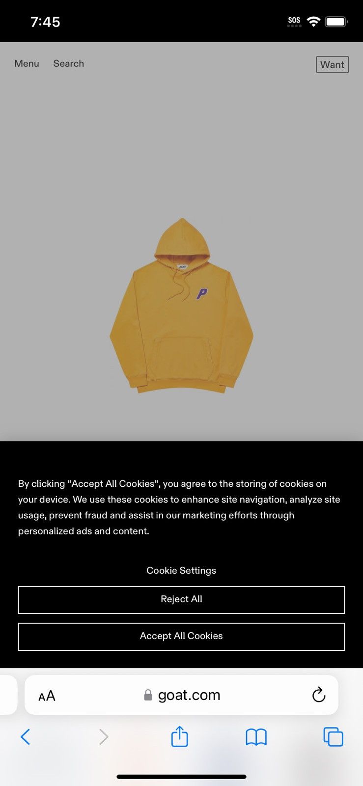 Palace SS20 Palace Tri Chenille Ferg Print Hoodie in Yellow/Purple Size US L / EU 52-54 / 3 - 2 Thumbnail