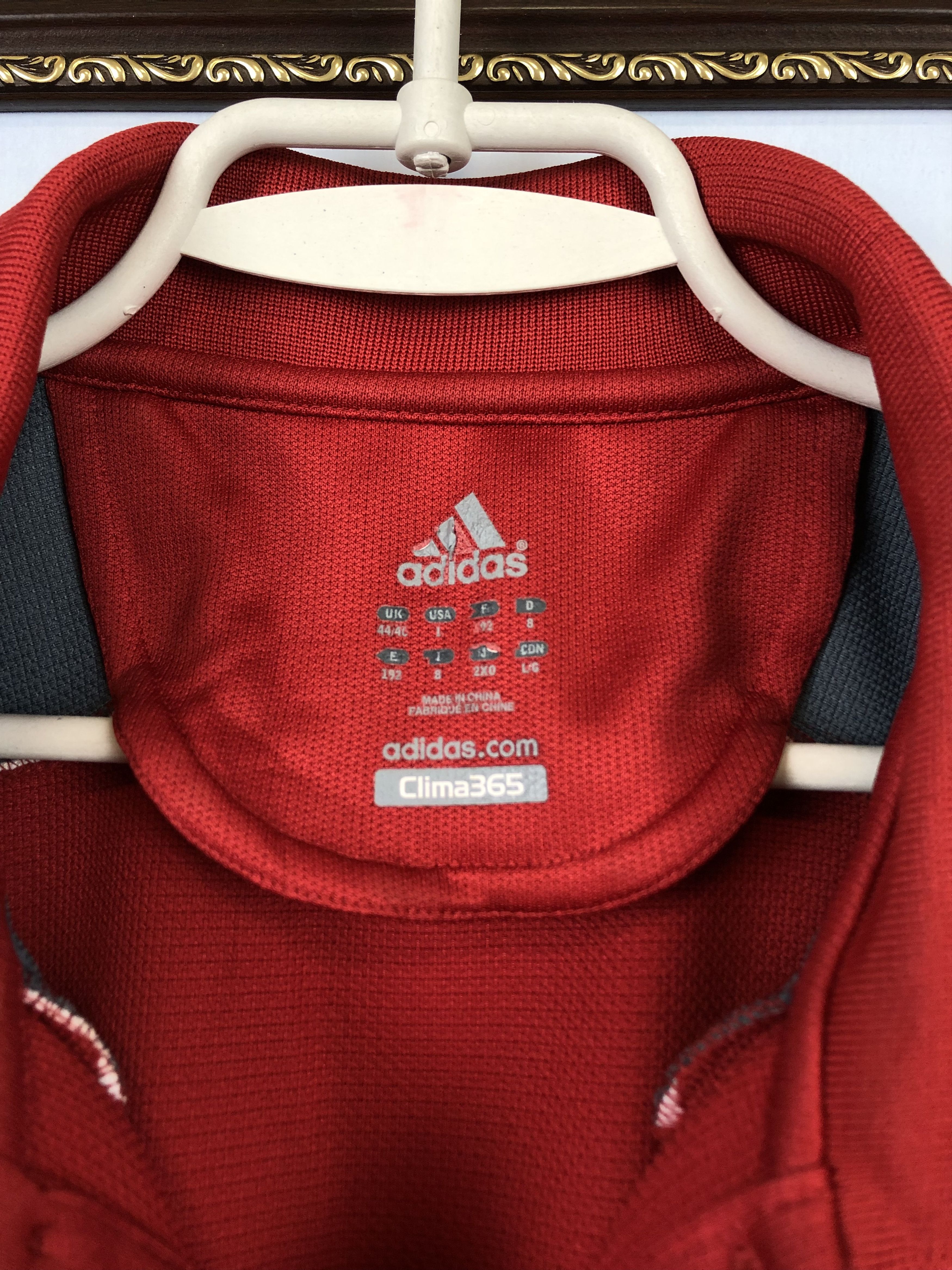 Adidas Vintage Adidas Denmark Football Shirt Soccer Train Jersey Size US XL / EU 56 / 4 - 6 Thumbnail