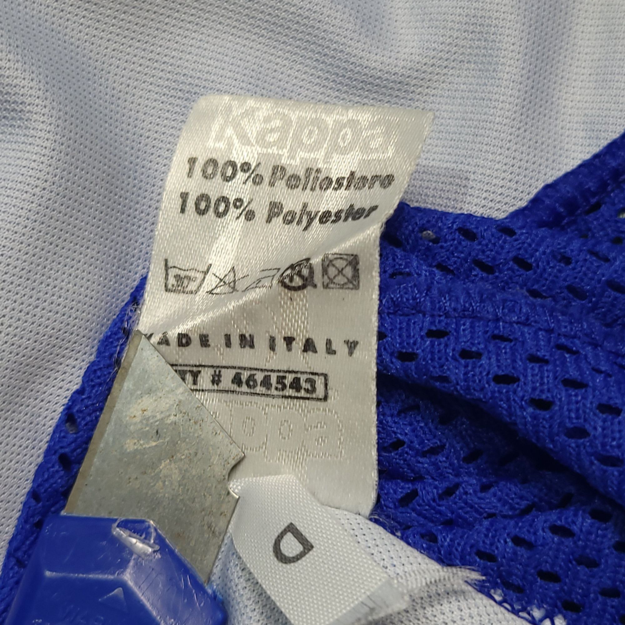 Kappa Zidane Juventus 1997 1998 UEFA Kappa Away Blue Jersey L Size US L / EU 52-54 / 3 - 8 Thumbnail