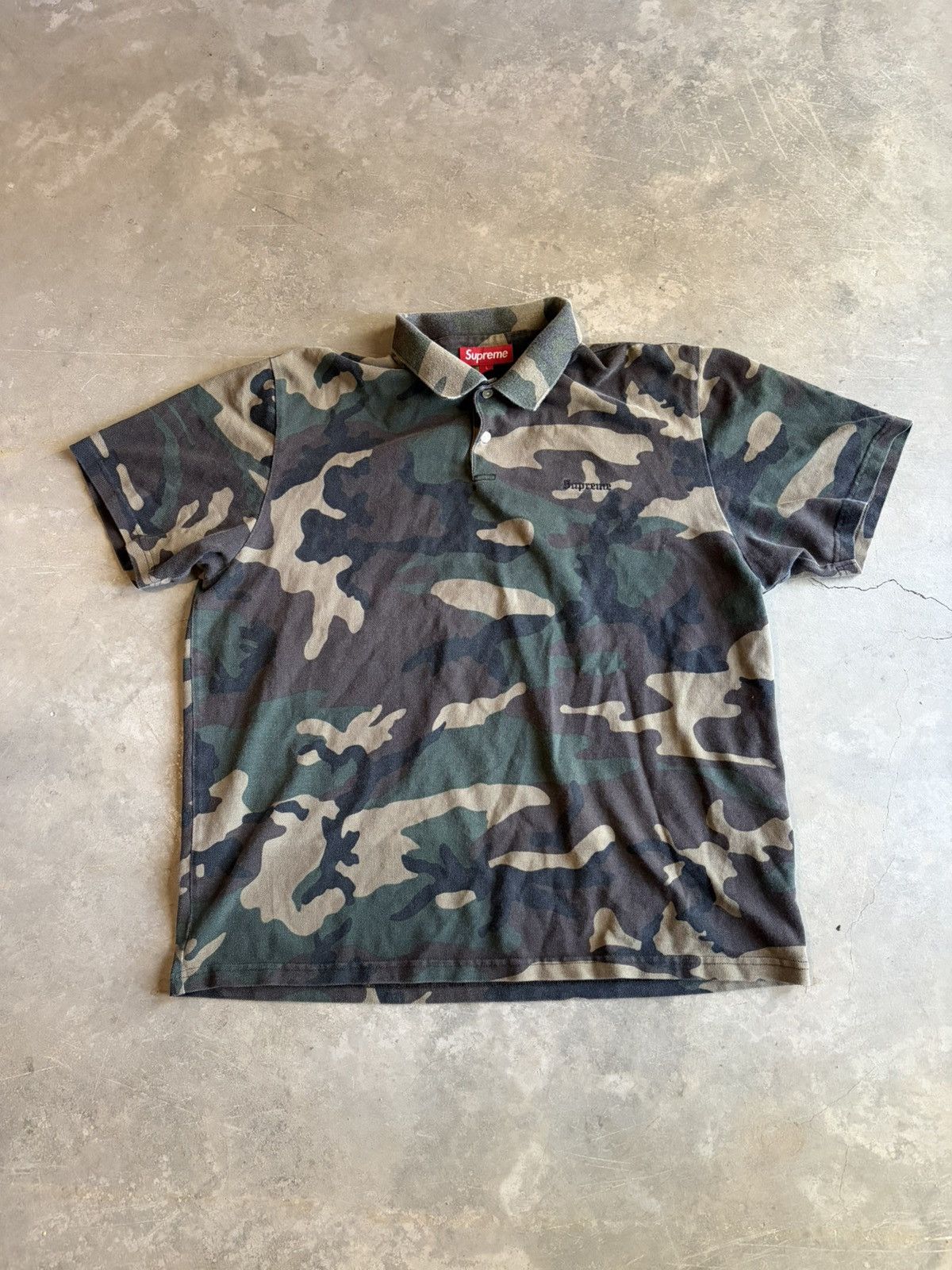 Supreme Supreme Camo Polo | Grailed