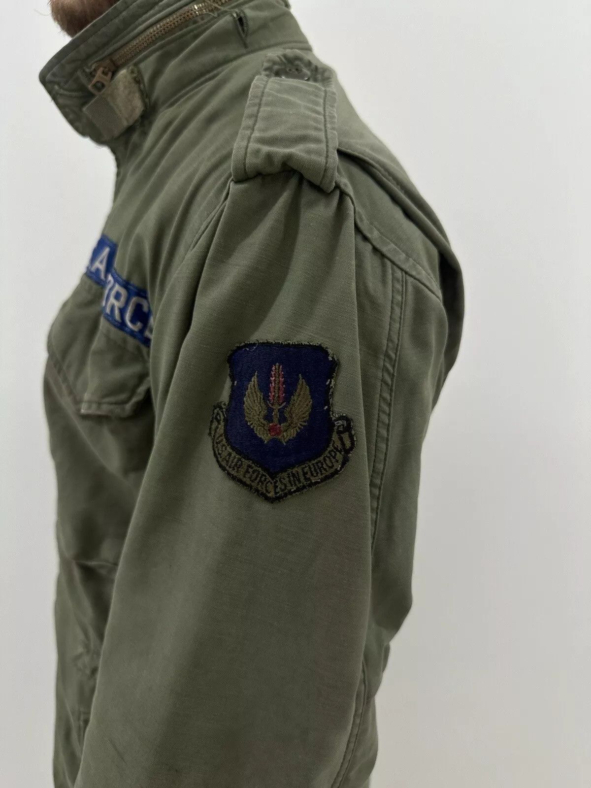 Vintage Vintage 1970s US Air Force Jacket M65 Scovill Zip Army Size US S / EU 44-46 / 1 - 4 Thumbnail