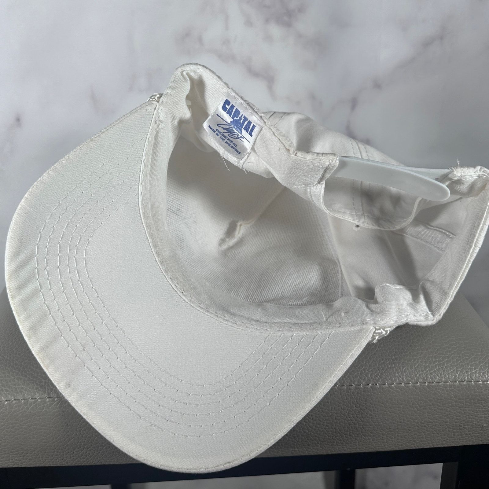 Vintage Vintage White Ford Capital SnapBack Size ONE SIZE - 4 Thumbnail