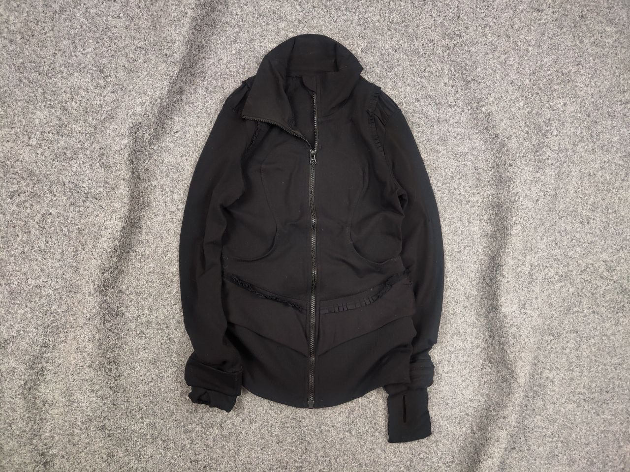 Lululemon Lululemon Stretch Black Braids High neck Zip Front Jacket Size M / US 6-8 / IT 42-44 - 2 Thumbnail