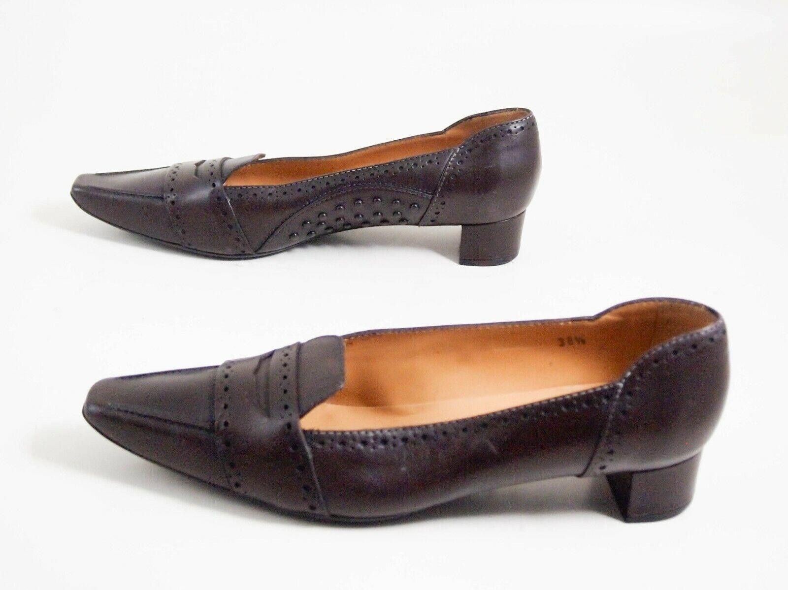 Tod's Tod's Flats Pumps Brown Leather Womens EU 38.5 US 8.5 Size US 8.5 / IT 38.5 - 2 Thumbnail
