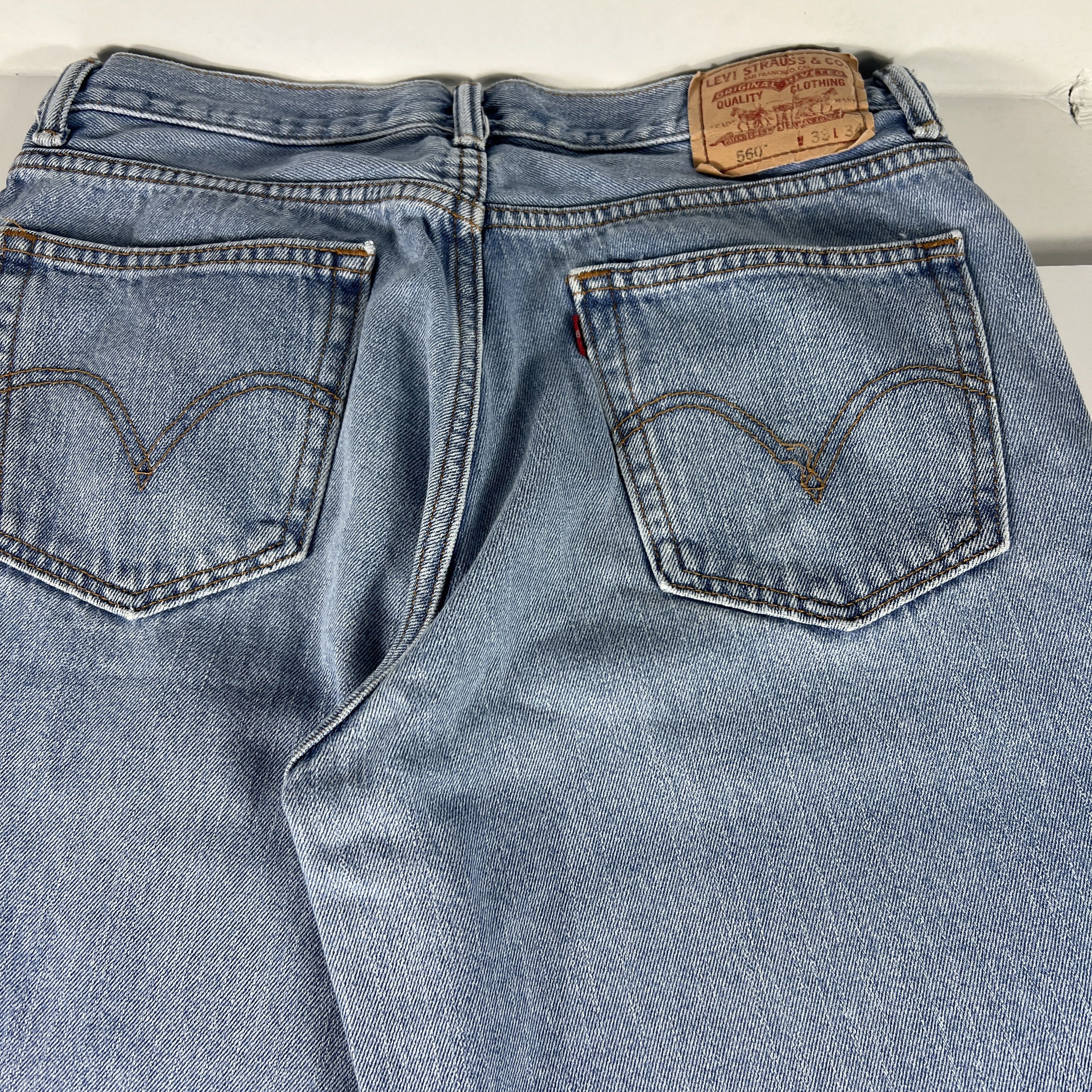 Levi's Levi's Jeans Men's 560 Loose Tapered Blue Faded Denim Size US 34 / EU 50 - 12 Thumbnail