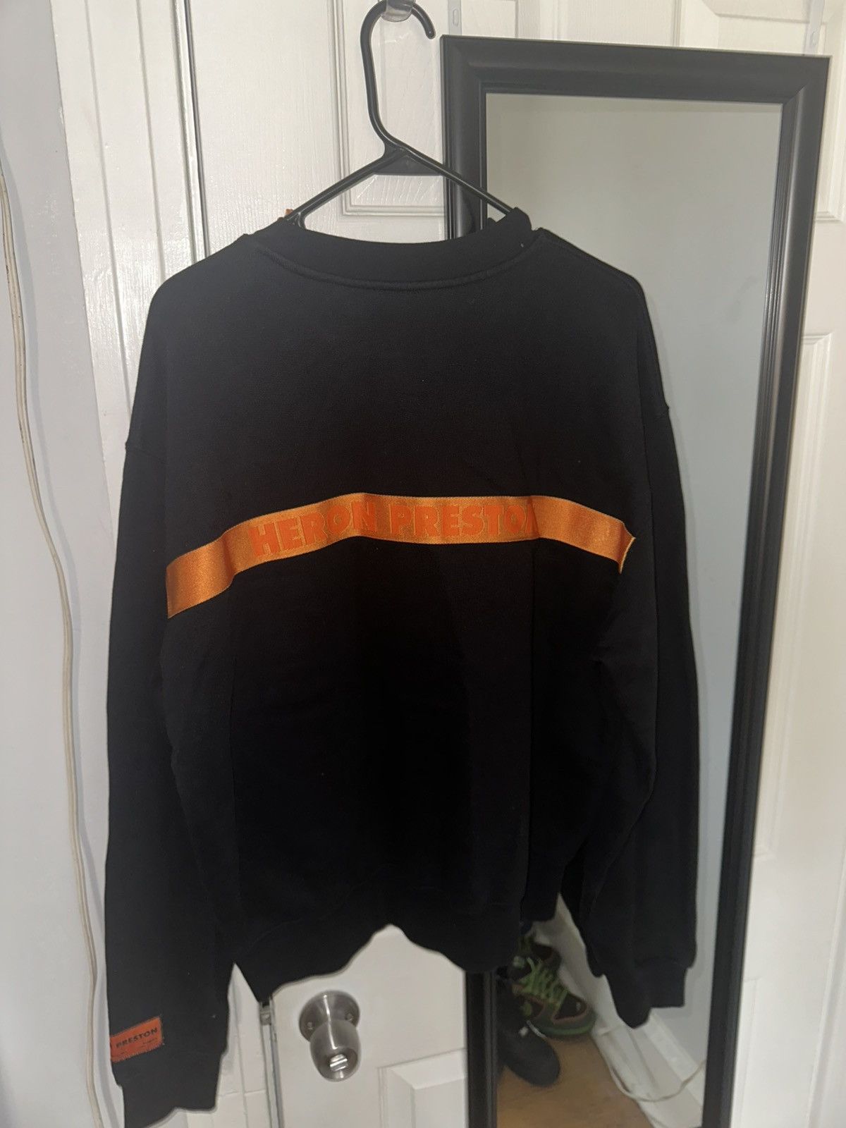 Heron Preston Heron Preston logo-tape sweatshirt Size US M / EU 48-50 / 2 - 5 Thumbnail
